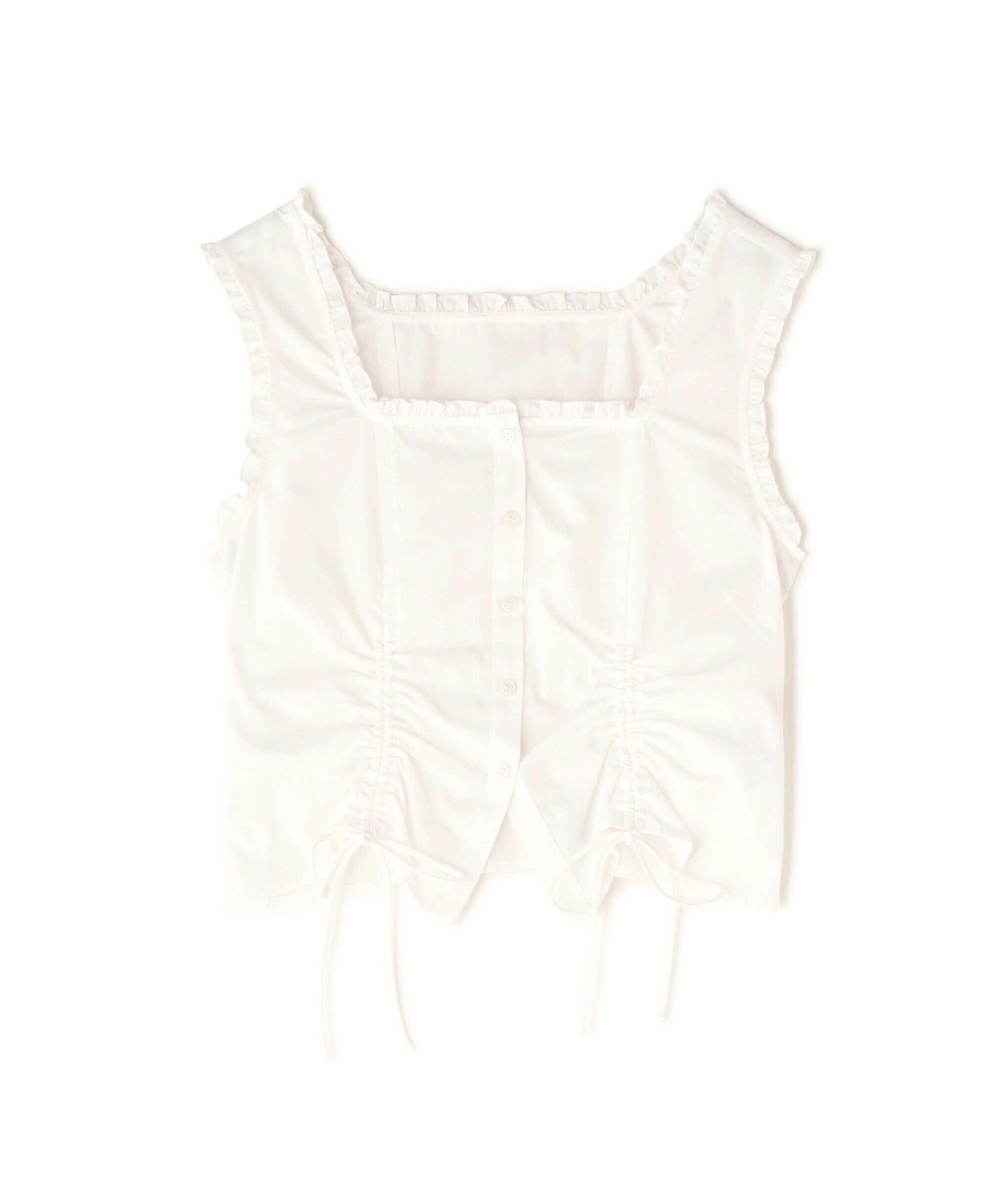  「ドロストノースリーブブラウス」|シャツ・ブラウス|