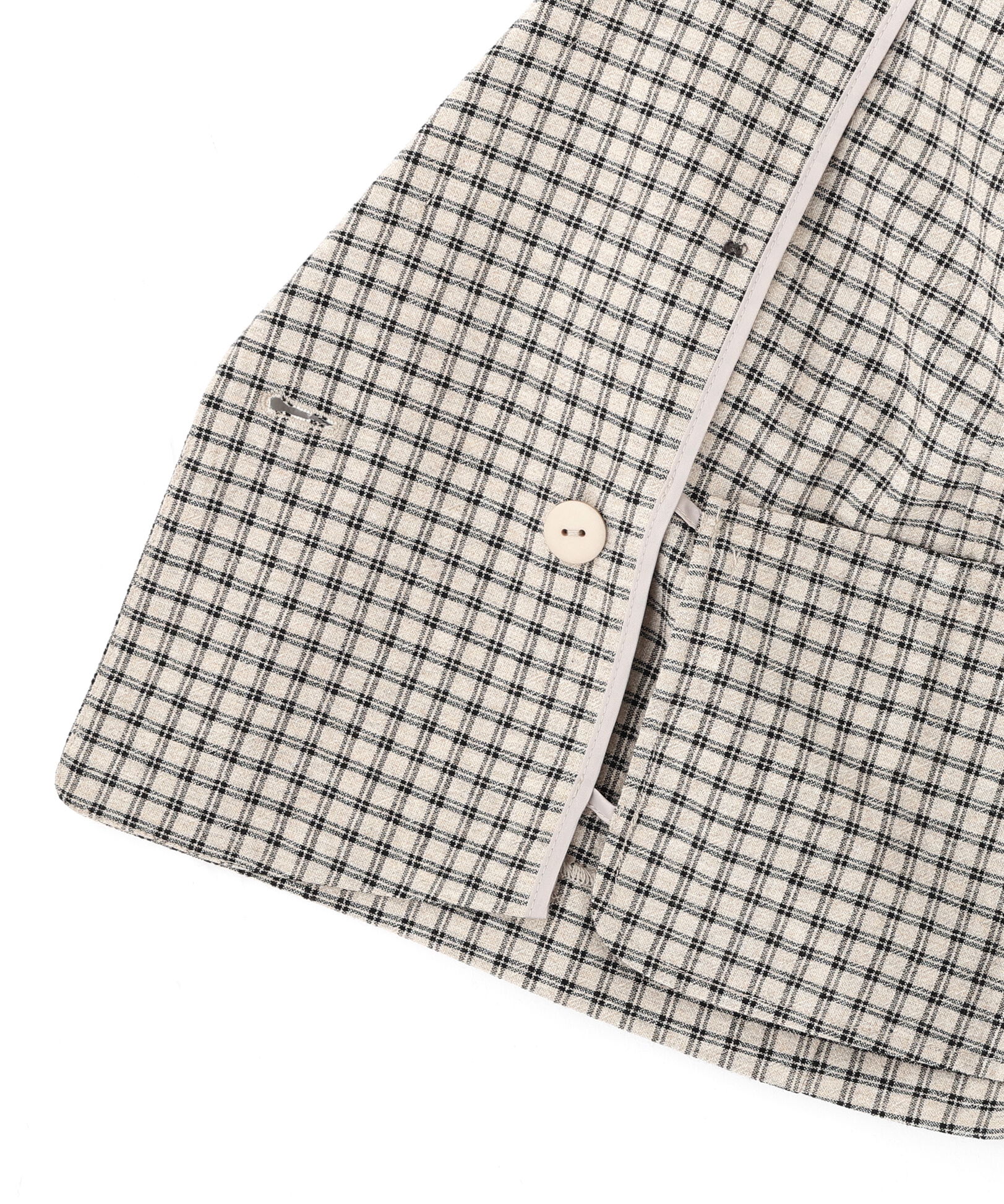  「袖コクーンダブルブレストハーフジャケット」|その他|