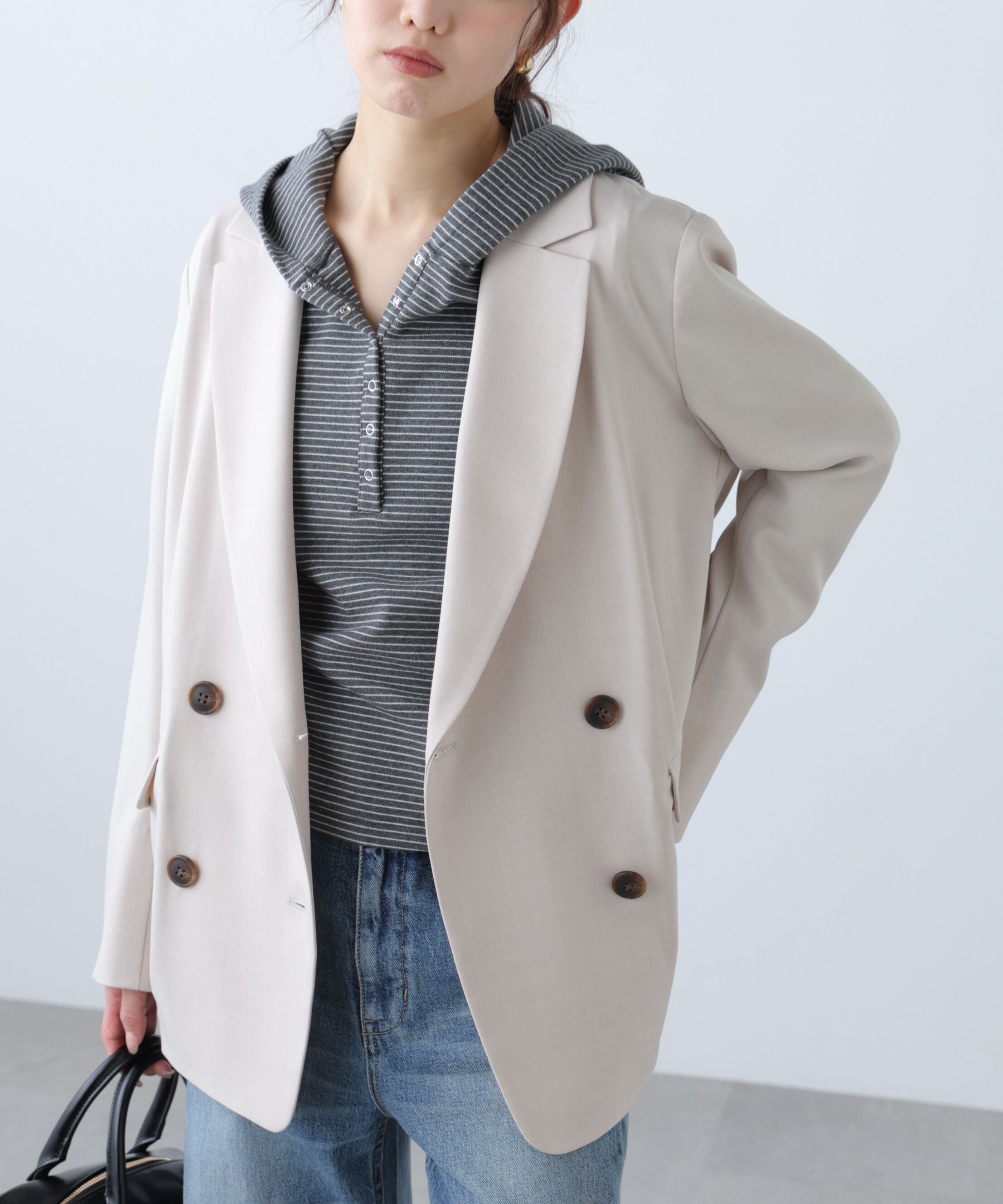  「梳毛調合繊ダブルブレストジャケット」|その他|