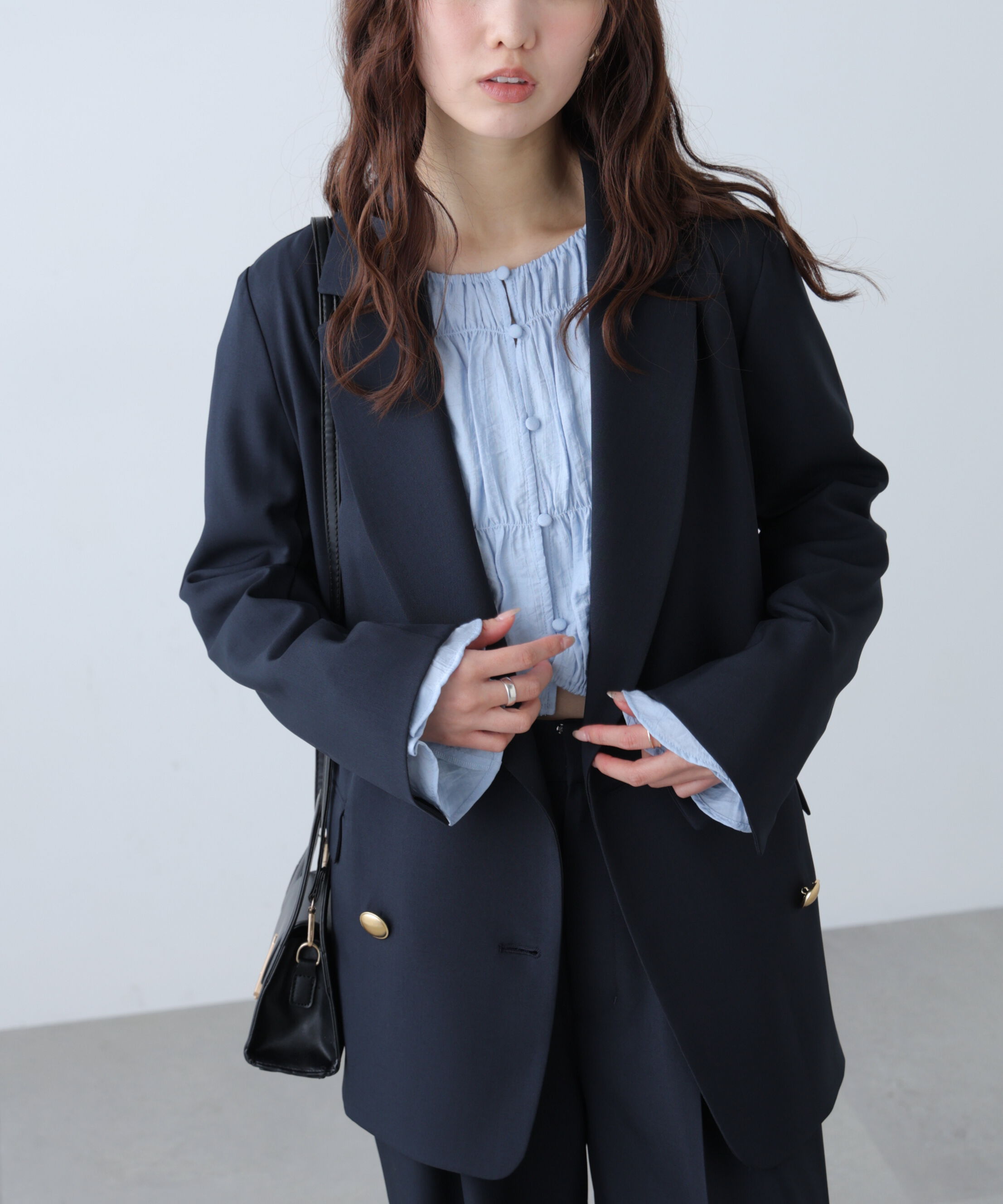  「梳毛調合繊ダブルブレストジャケット」|その他|