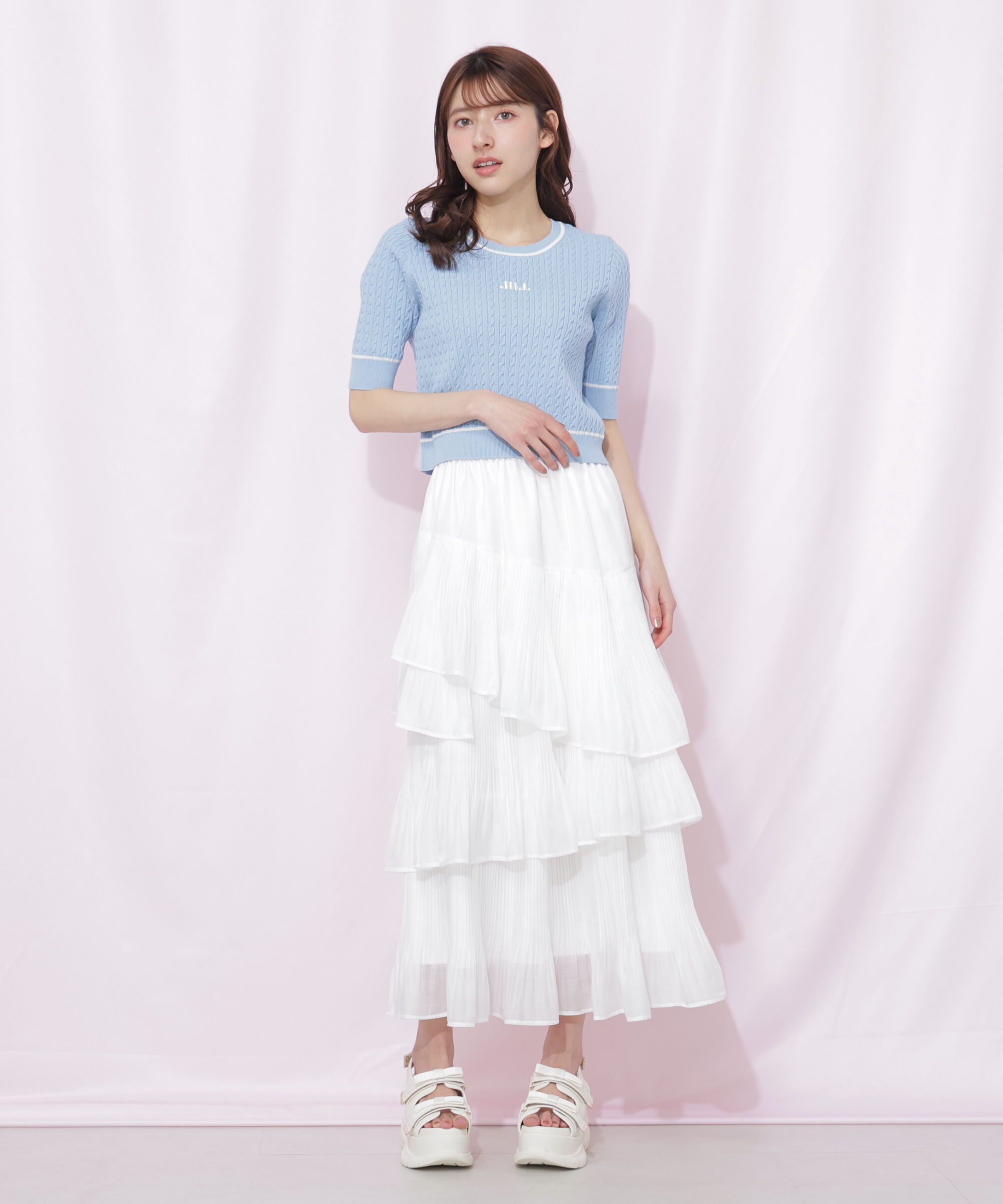  「ミニケーブルコンパクトニット」|ニット・セーター|