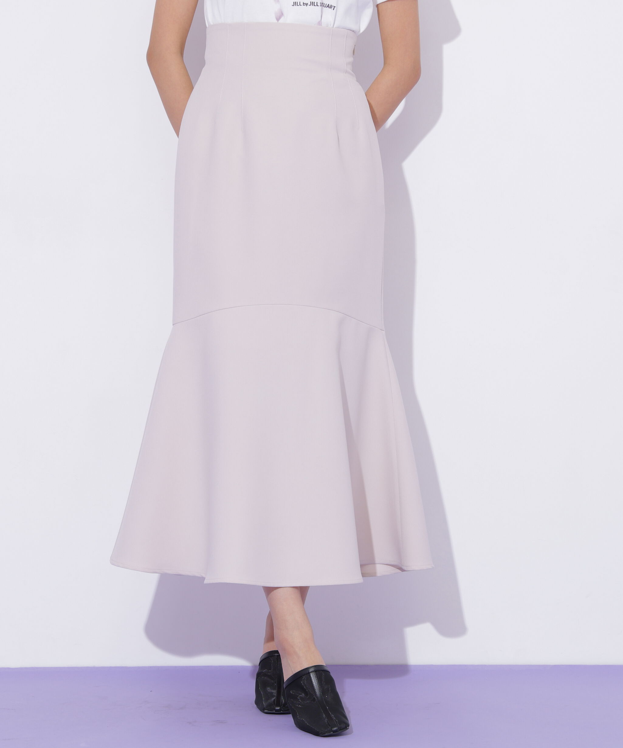  「バックレースダウンマーメイドスカート」|スカート|