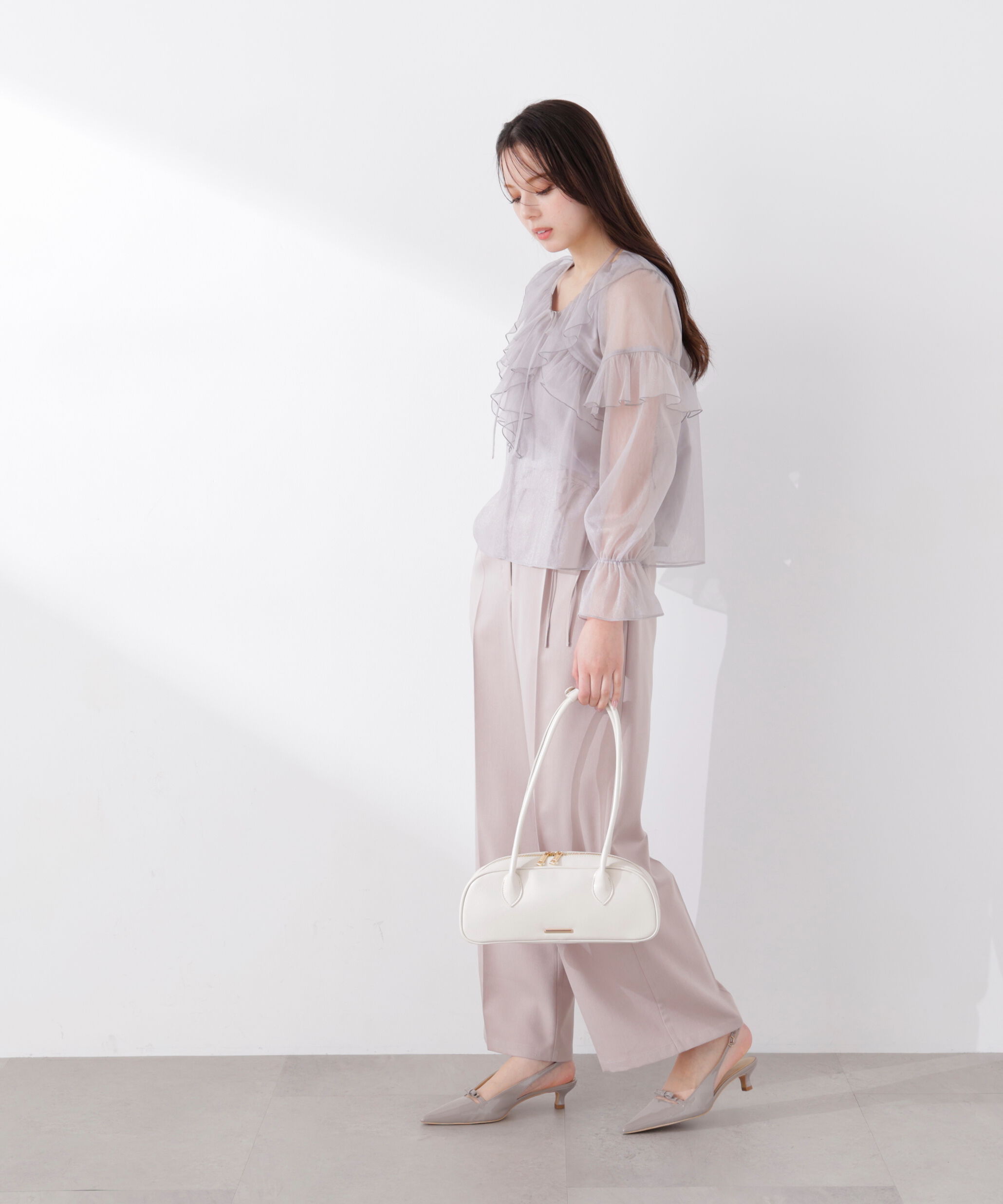 PROPORTION BODY DRESSING「サイドリボンタックパンツ　26SS」|その他|