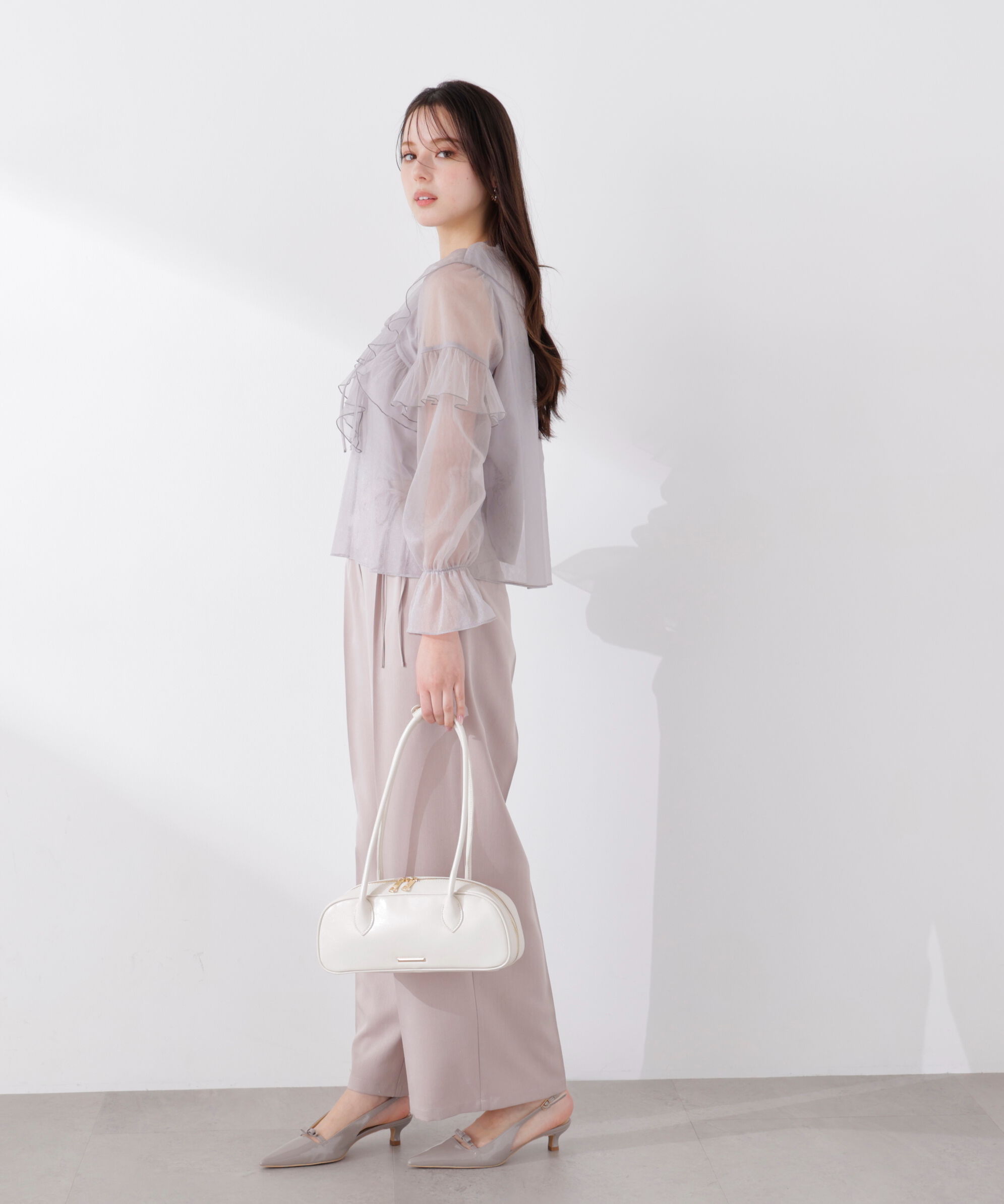 PROPORTION BODY DRESSING「サイドリボンタックパンツ　26SS」|その他|