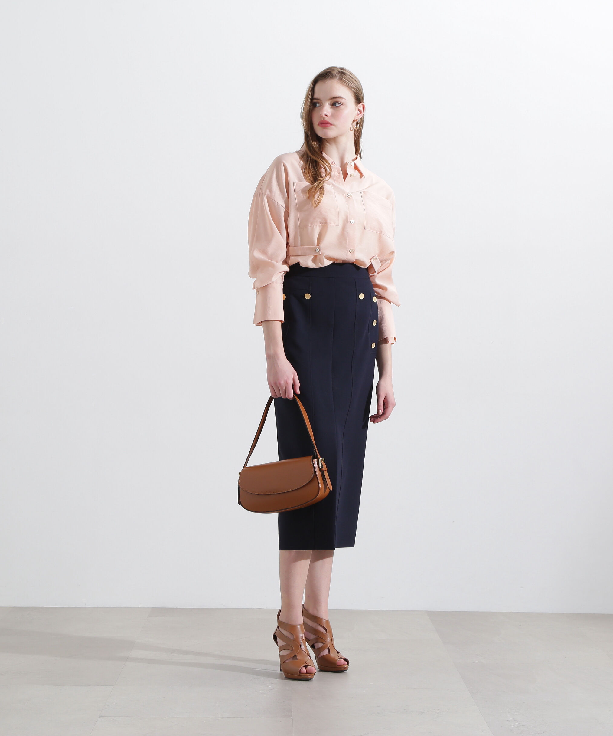  「◆2WAYダブルクロスマリンタイトスカート」|スカート|