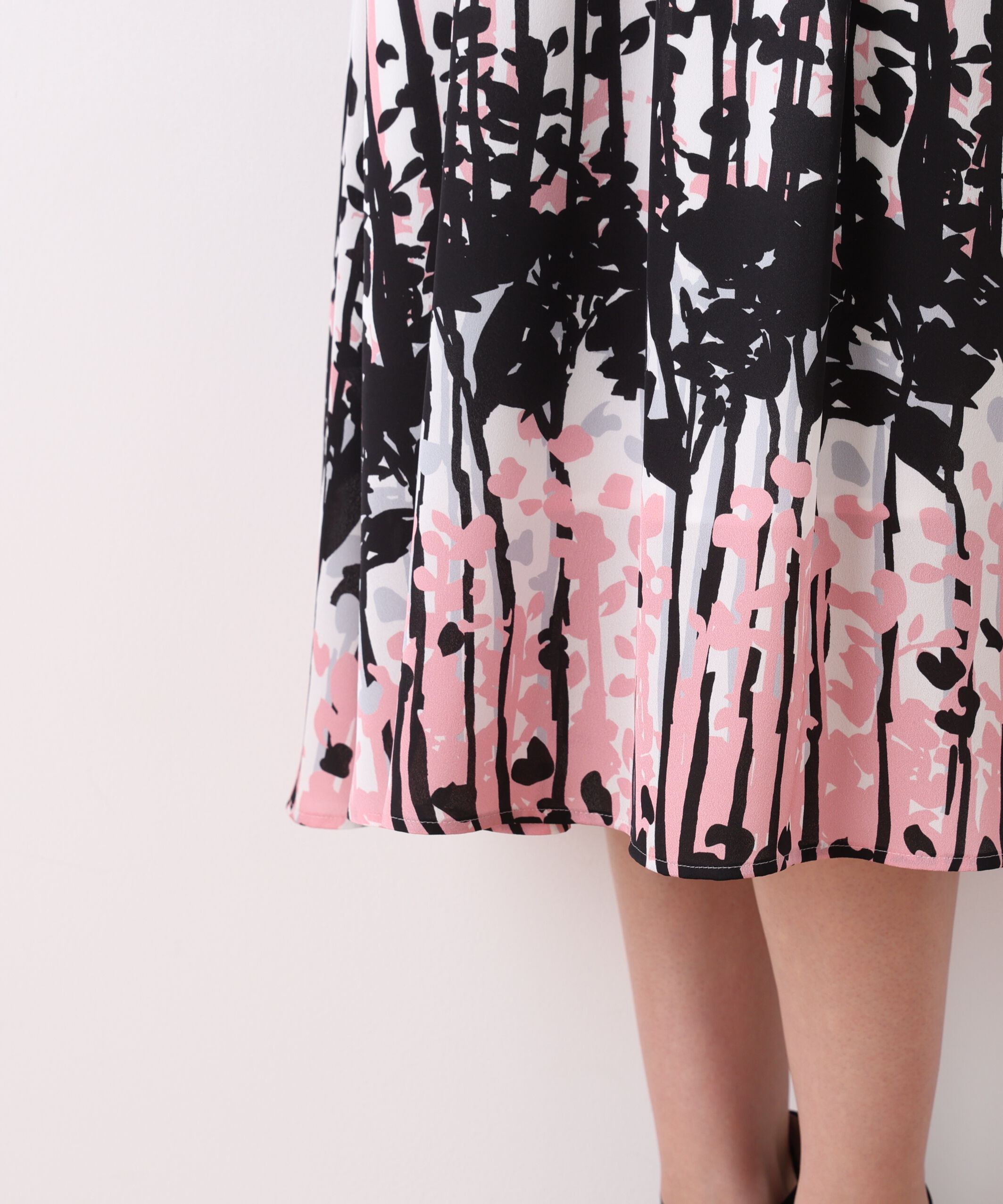  「インクフォレストプリントワンピース」|ワンピース|