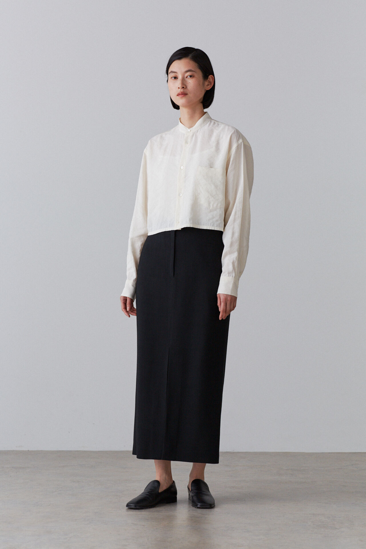 YLEVE 「YLEVE / RAYON POLYESTER BROAD SH」|シャツ・ブラウス|