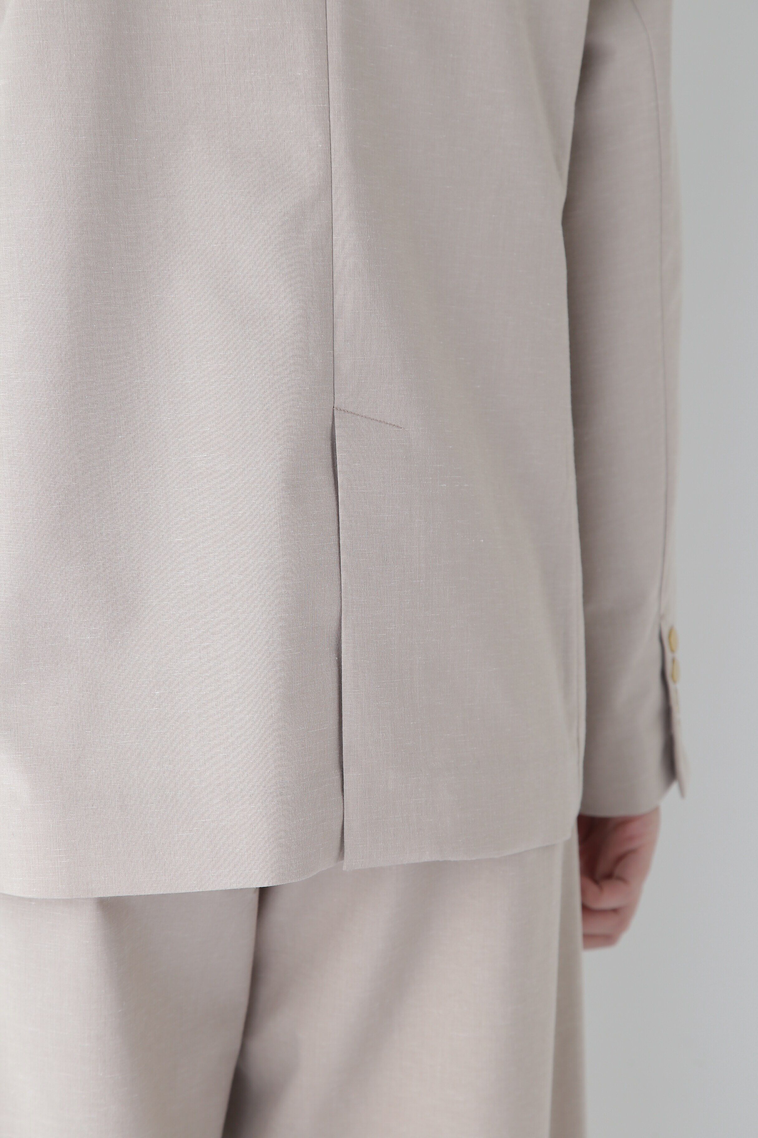  「◆Pレーヨン麻ポプリンテーラードジャケット」|その他|