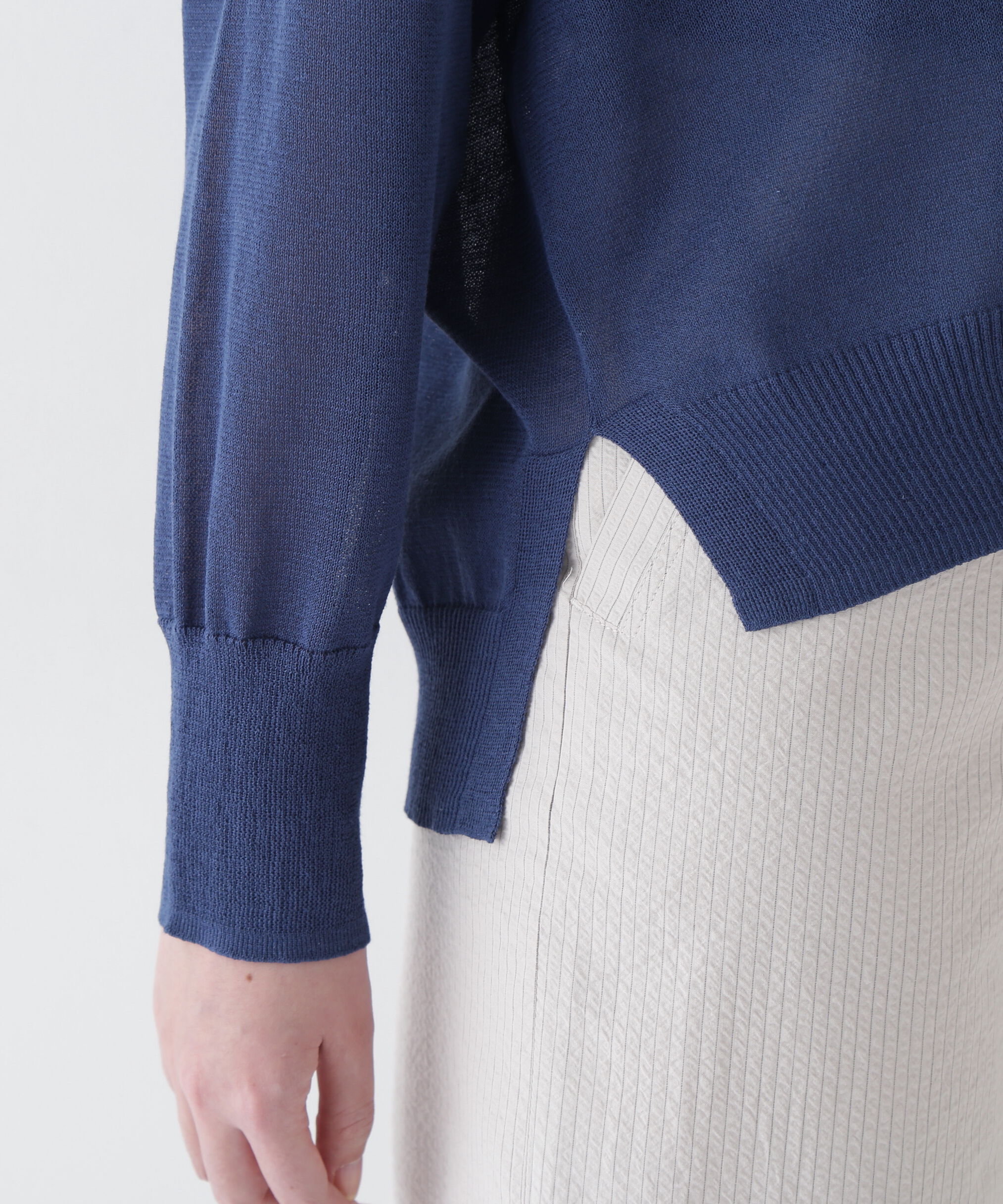  「◆【ウォッシャブル】シアーハイゲージ長袖カーディガン」|ニット・セーター|