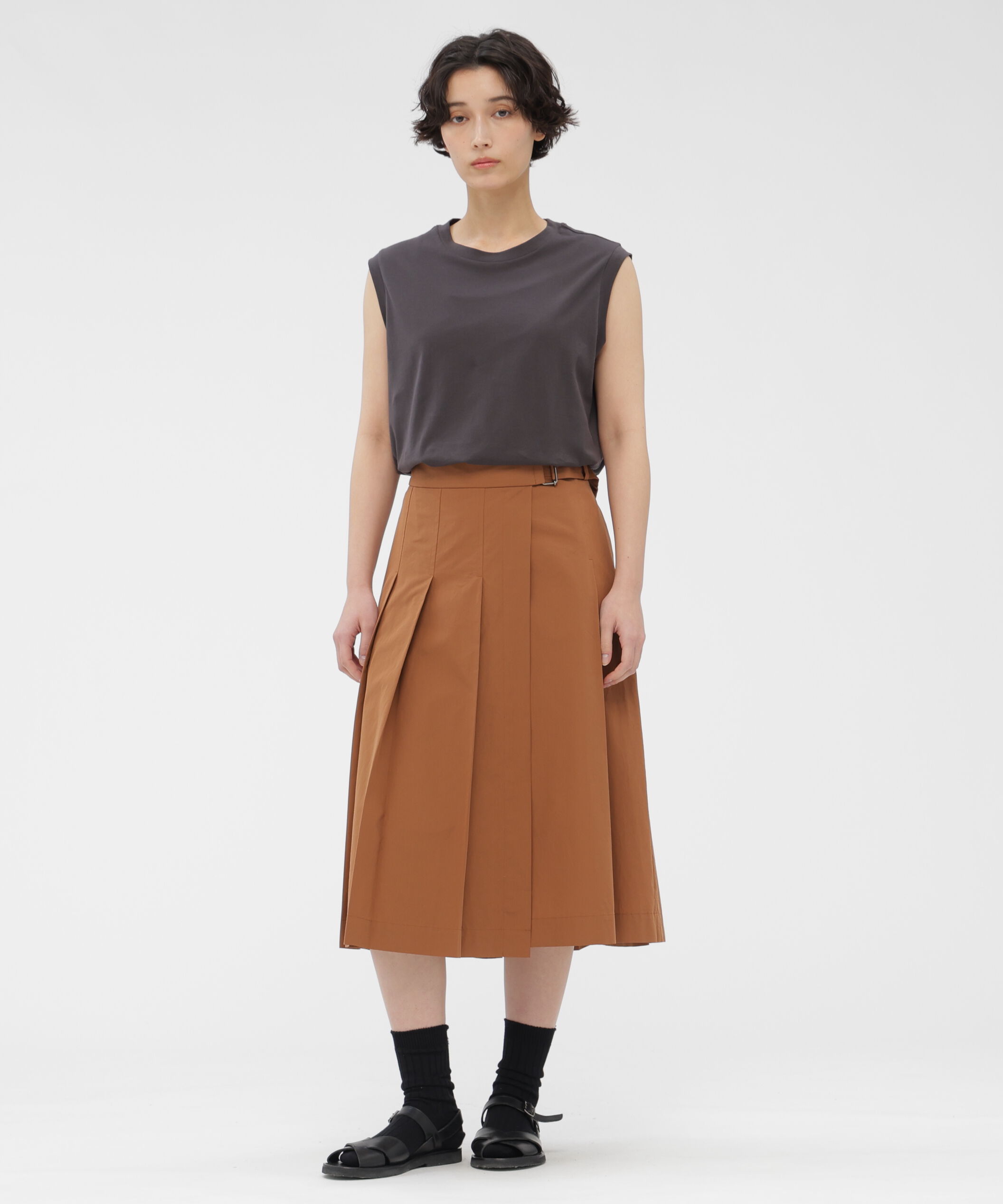  「LIGHT COTTON POPLIN SKIRT」|スカート|