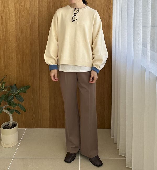 Doux archives「ポンチセミフレアパンツ」|チノ|