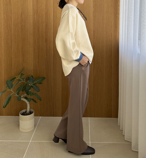 Doux archives「ポンチセミフレアパンツ」|チノ|