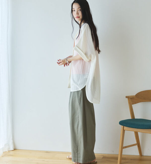 Doux archives「メッシュレースオーバーシャツ」|シャツ・ブラウス|