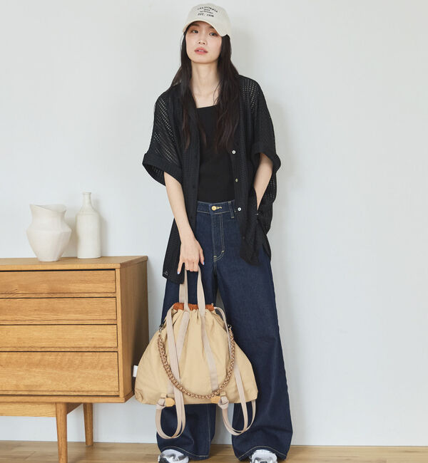 Doux archives「メッシュレースオーバーシャツ」|シャツ・ブラウス|