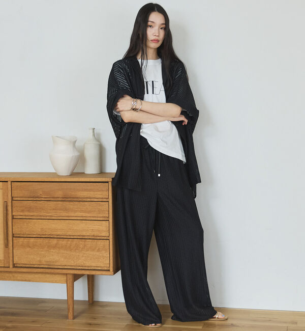 Doux archives「メッシュレースオーバーシャツ」|シャツ・ブラウス|