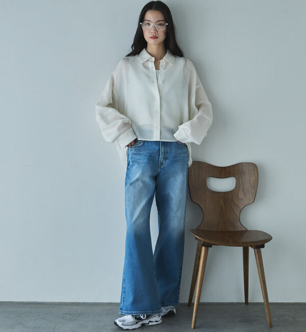 Doux archives「メッシュドルマンシャツ」|シャツ・ブラウス|