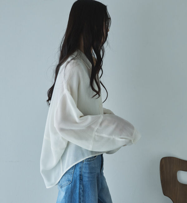 Doux archives「メッシュドルマンシャツ」|シャツ・ブラウス|