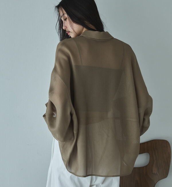 Doux archives「メッシュドルマンシャツ」|シャツ・ブラウス|