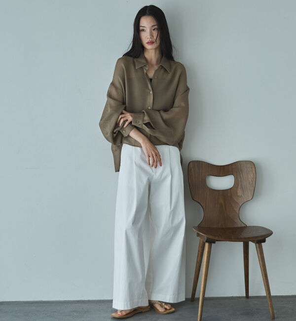 Doux archives「メッシュドルマンシャツ」|シャツ・ブラウス|