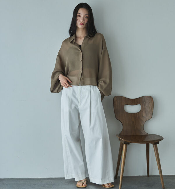 Doux archives「メッシュドルマンシャツ」|シャツ・ブラウス|