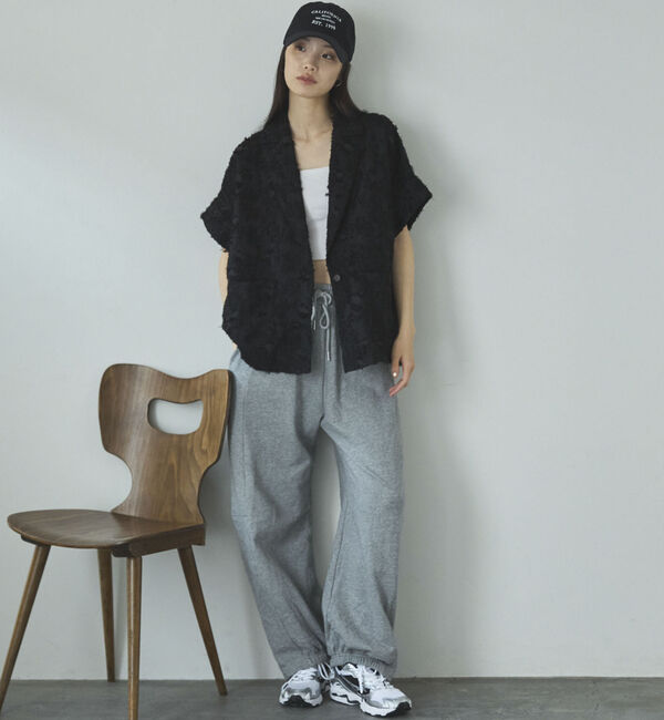 Doux archives「ボタニカルカットジャガードジャケット」|テーラードジャケット|