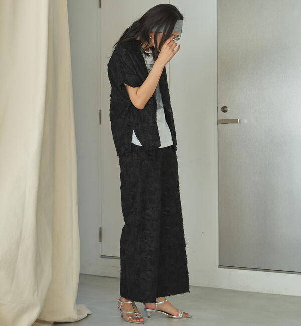 Doux archives「ボタニカルカットジャガードジャケット」|テーラードジャケット|