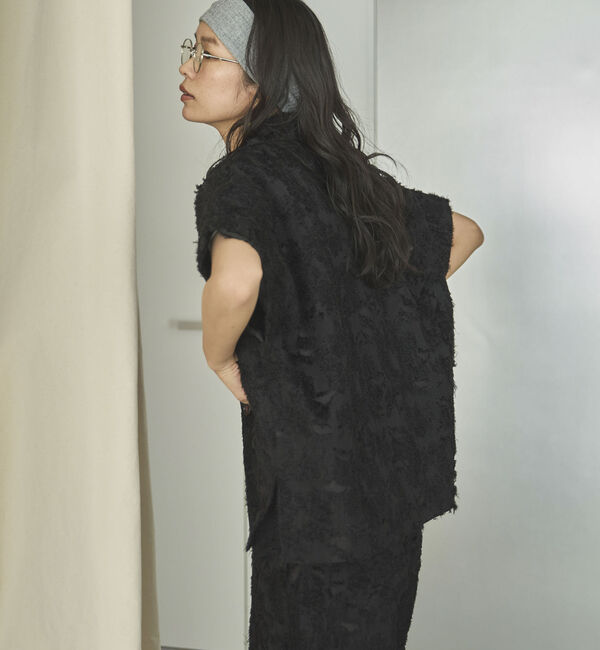 Doux archives「ボタニカルカットジャガードジャケット」|テーラードジャケット|