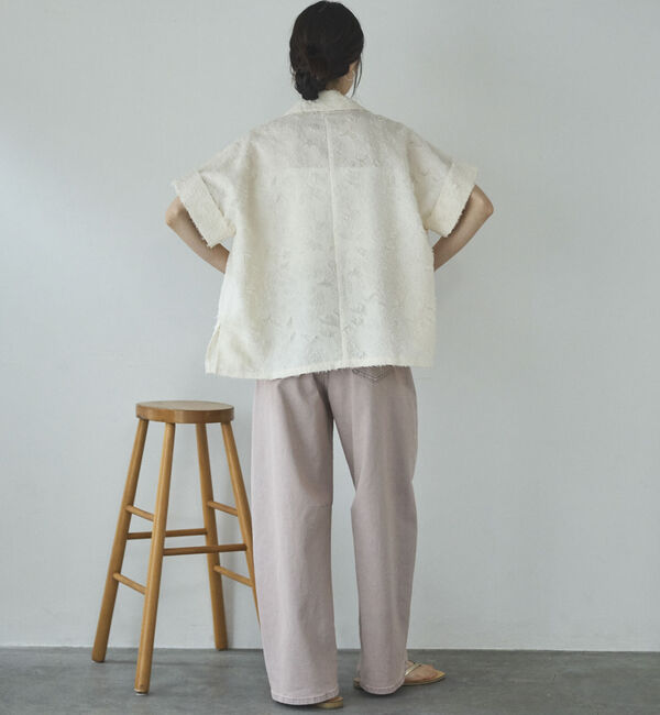 Doux archives「ボタニカルカットジャガードジャケット」|テーラードジャケット|