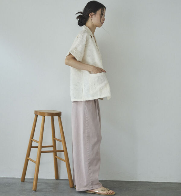 Doux archives「ボタニカルカットジャガードジャケット」|テーラードジャケット|