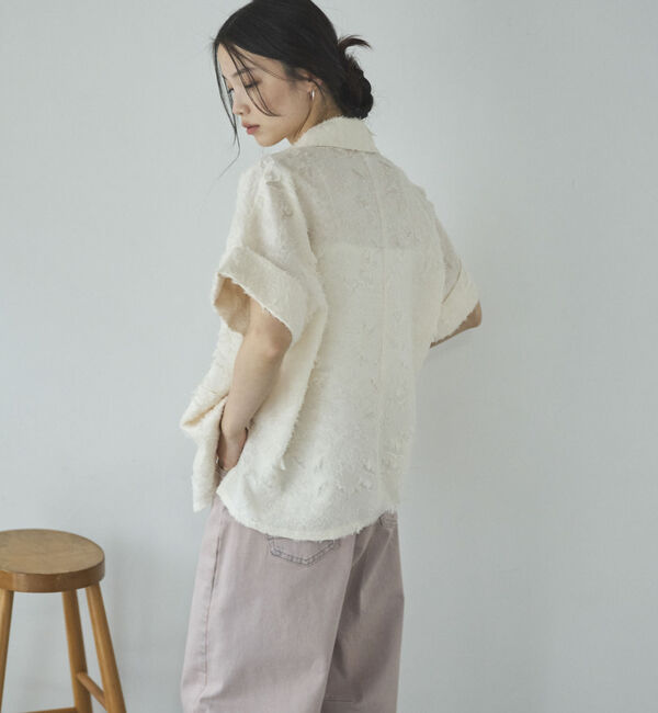 Doux archives「ボタニカルカットジャガードジャケット」|テーラードジャケット|