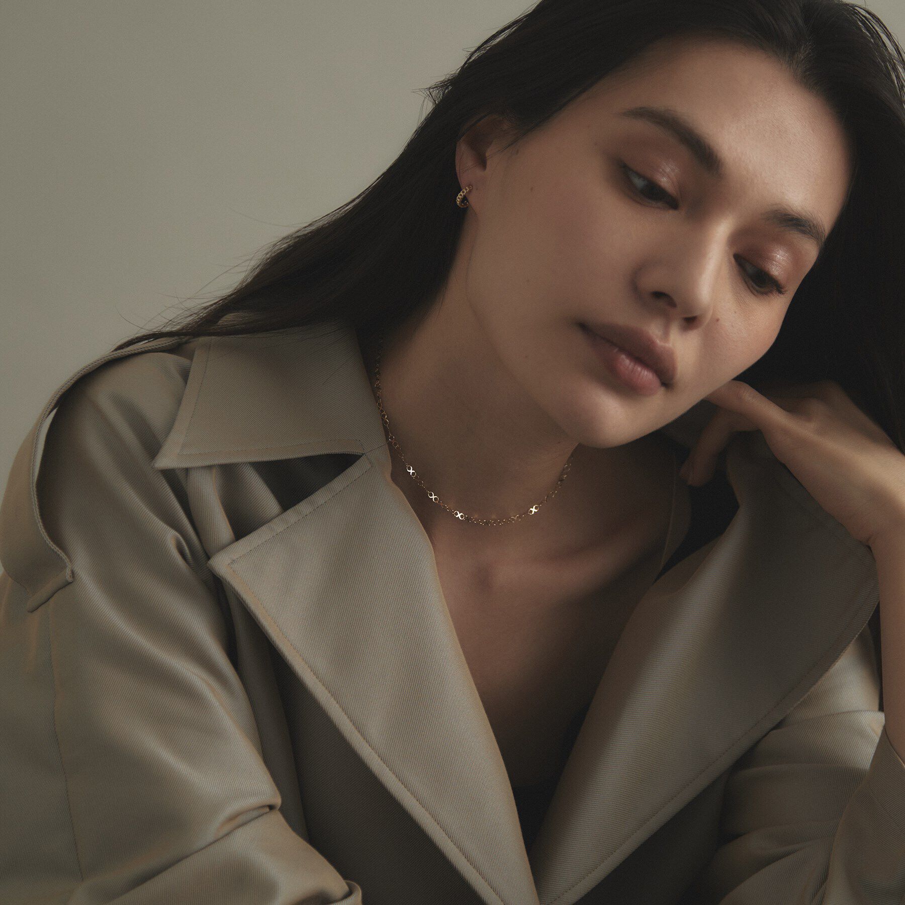 COCOSHNIK「K10キヘイワンタッチ イヤリング」|イヤリング|