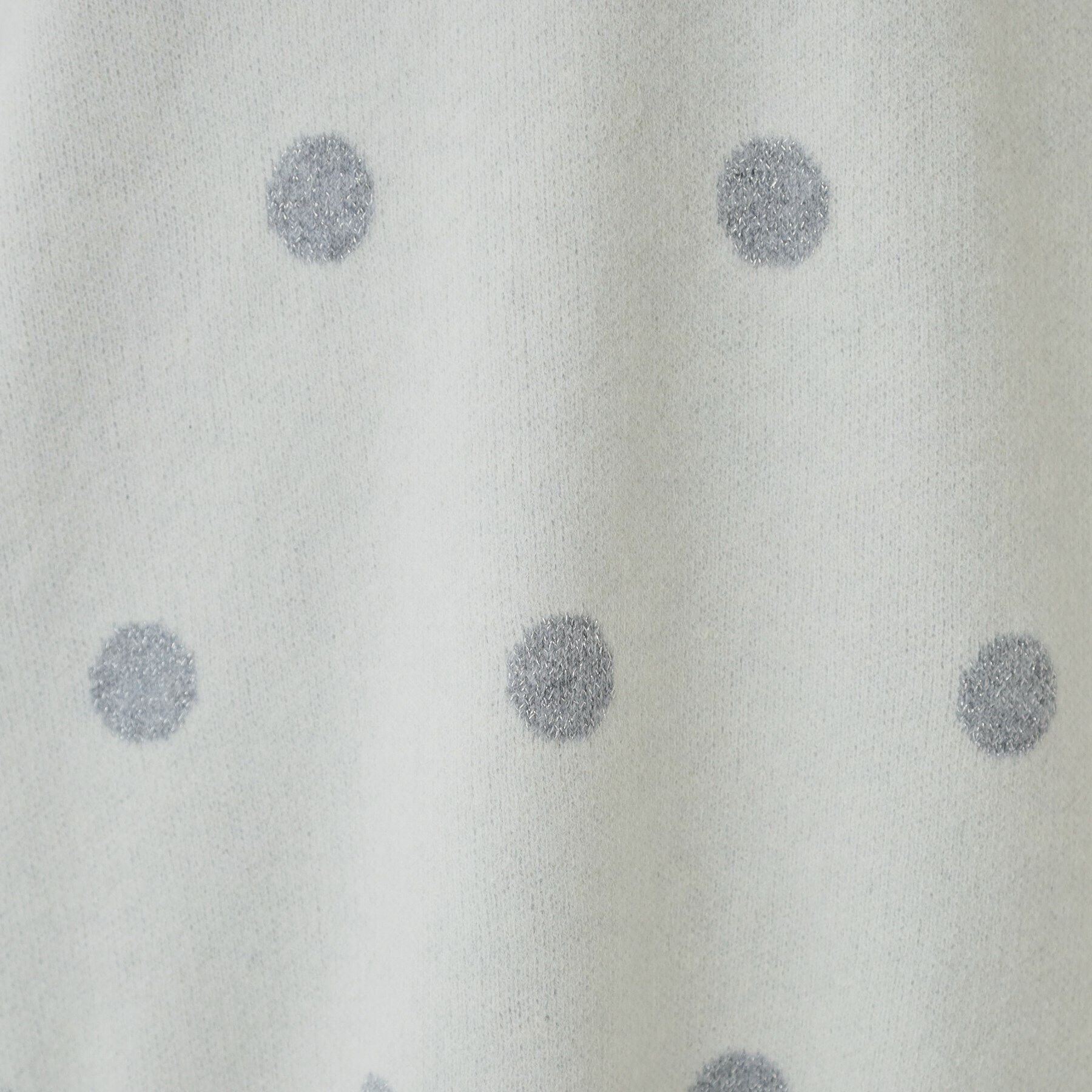 SHOO･LA･RUE「【洗える/S-LL】 ドット柄が目を惹く ゆったりジャカードニット」|ニット・セーター|