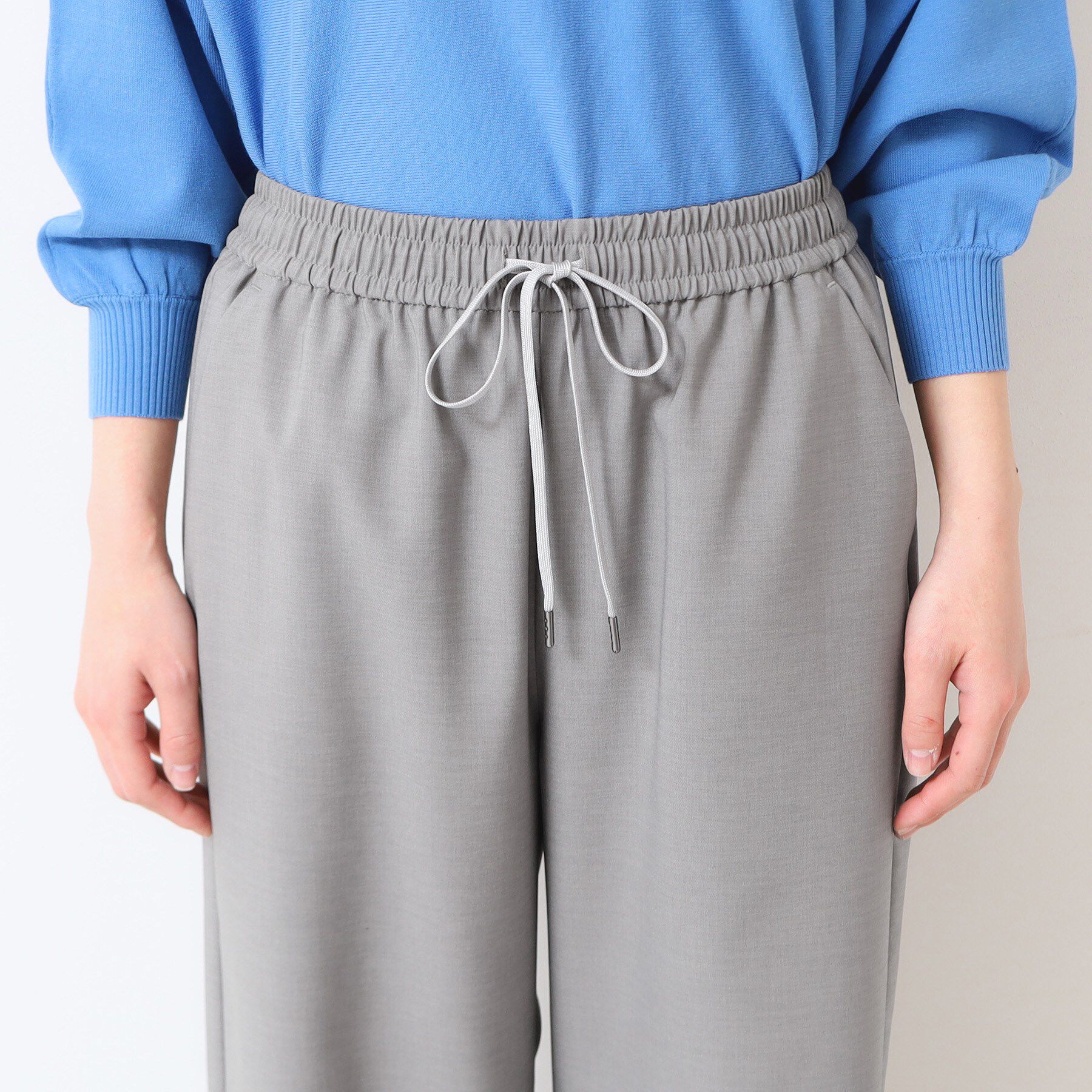 Dessin「【ウエストゴム・洗える】ドロストリラックスパンツ（XS～L）」|その他|