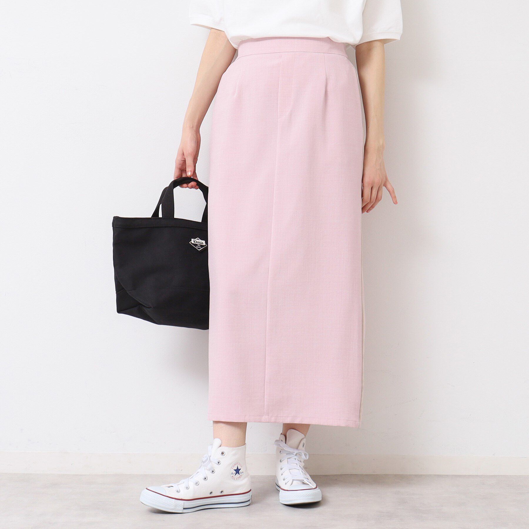 Dessin「【セットアップ可能・洗える】配色ラインストレートスカート（S～L）」|スカート|