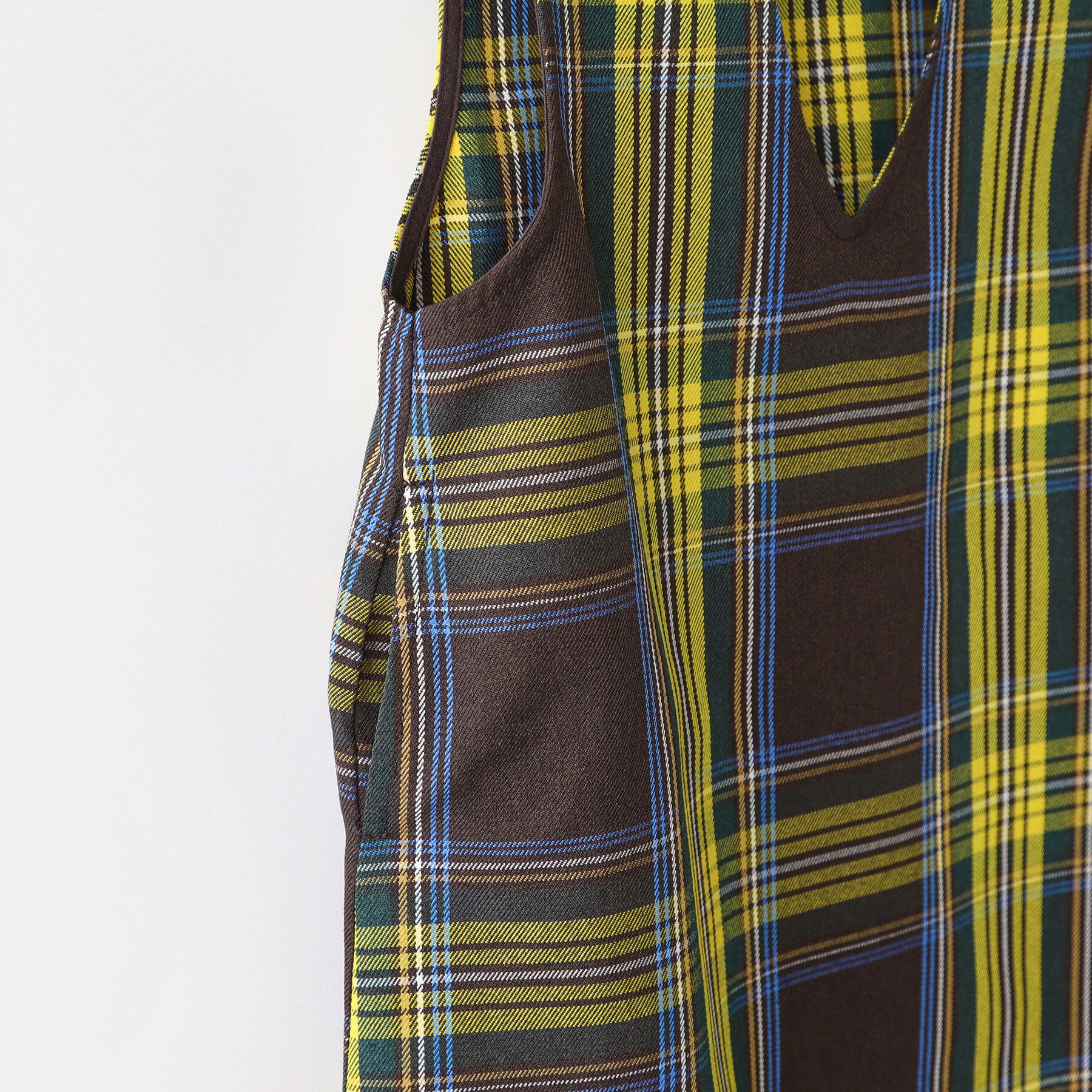 Dessin「【リンクコーデ】チェックジャンパースカート」|ワンピース|