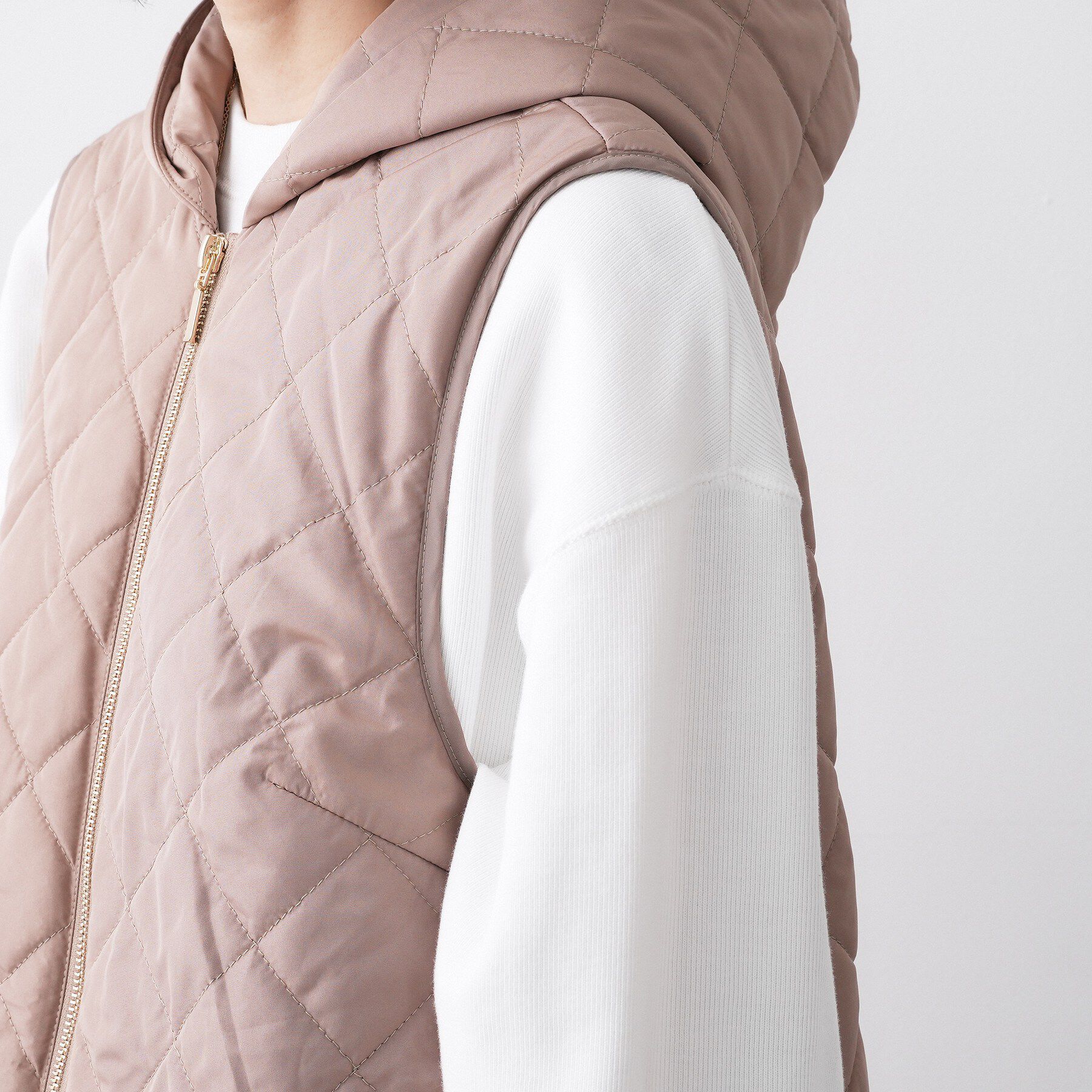 Dessin「【4WAY/洗える】ベスト付き中綿キルトコート」|その他|