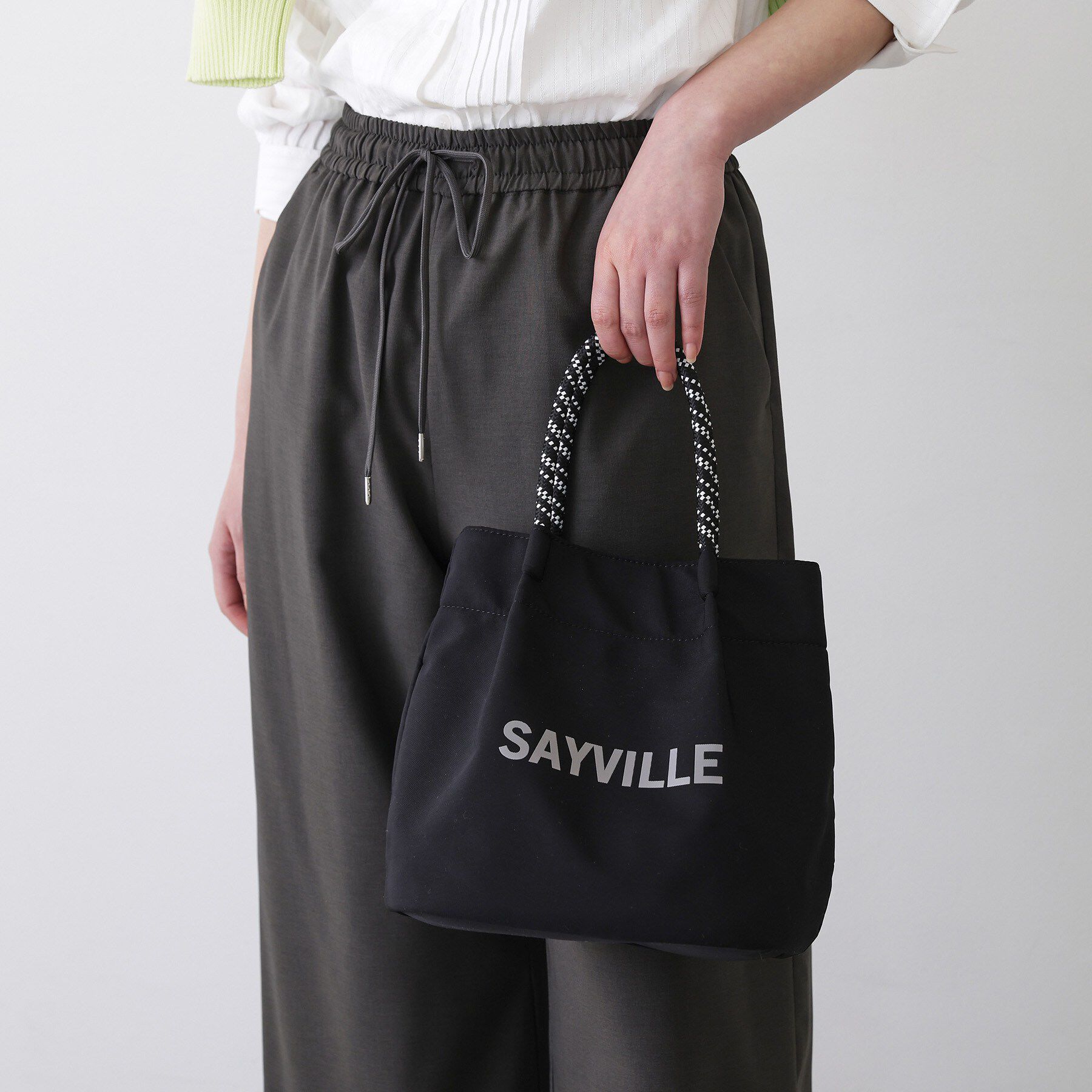 Dessin「【2WAY/軽量】コードハンドルミニトート」|トートバッグ|