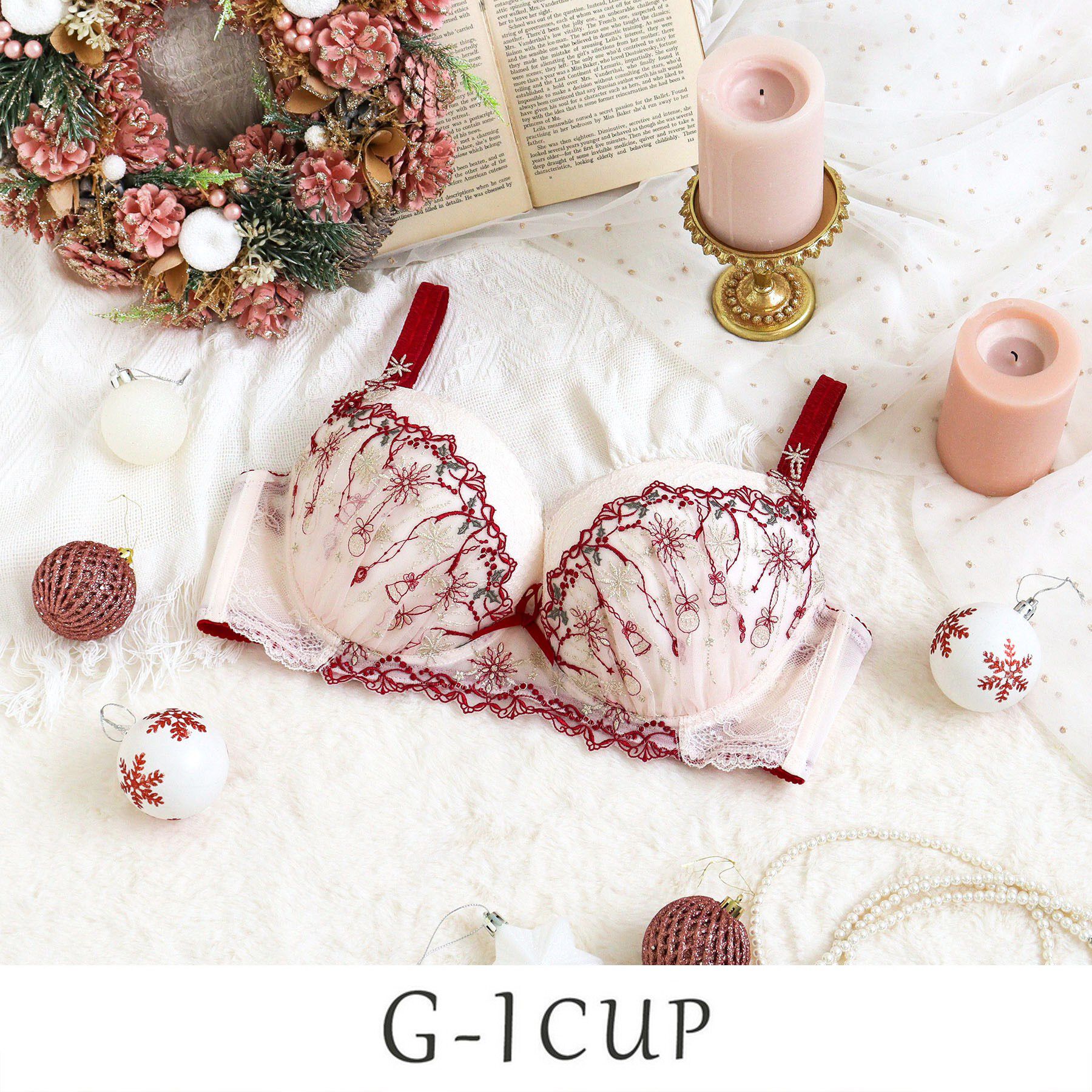 Risa Magli「【ルビー】 ブラジャー (G-I) ＜Glamor Bra (バストアップタイプ)＞」|インナー|レッド(061)