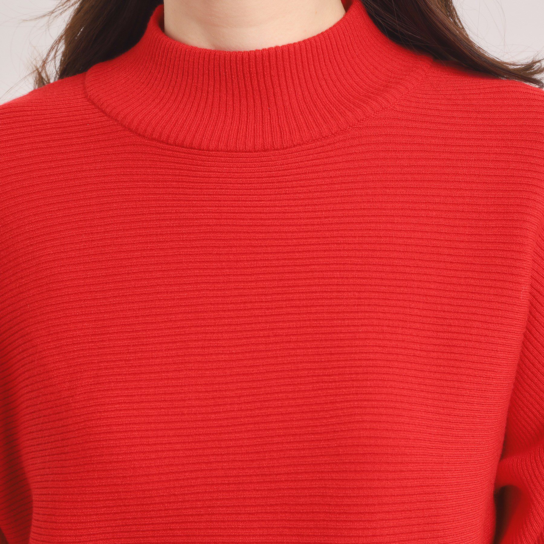 ITS&rsquo;DEMO「【手洗い可】リブドルマンハイネックニット」|ニット・セーター|