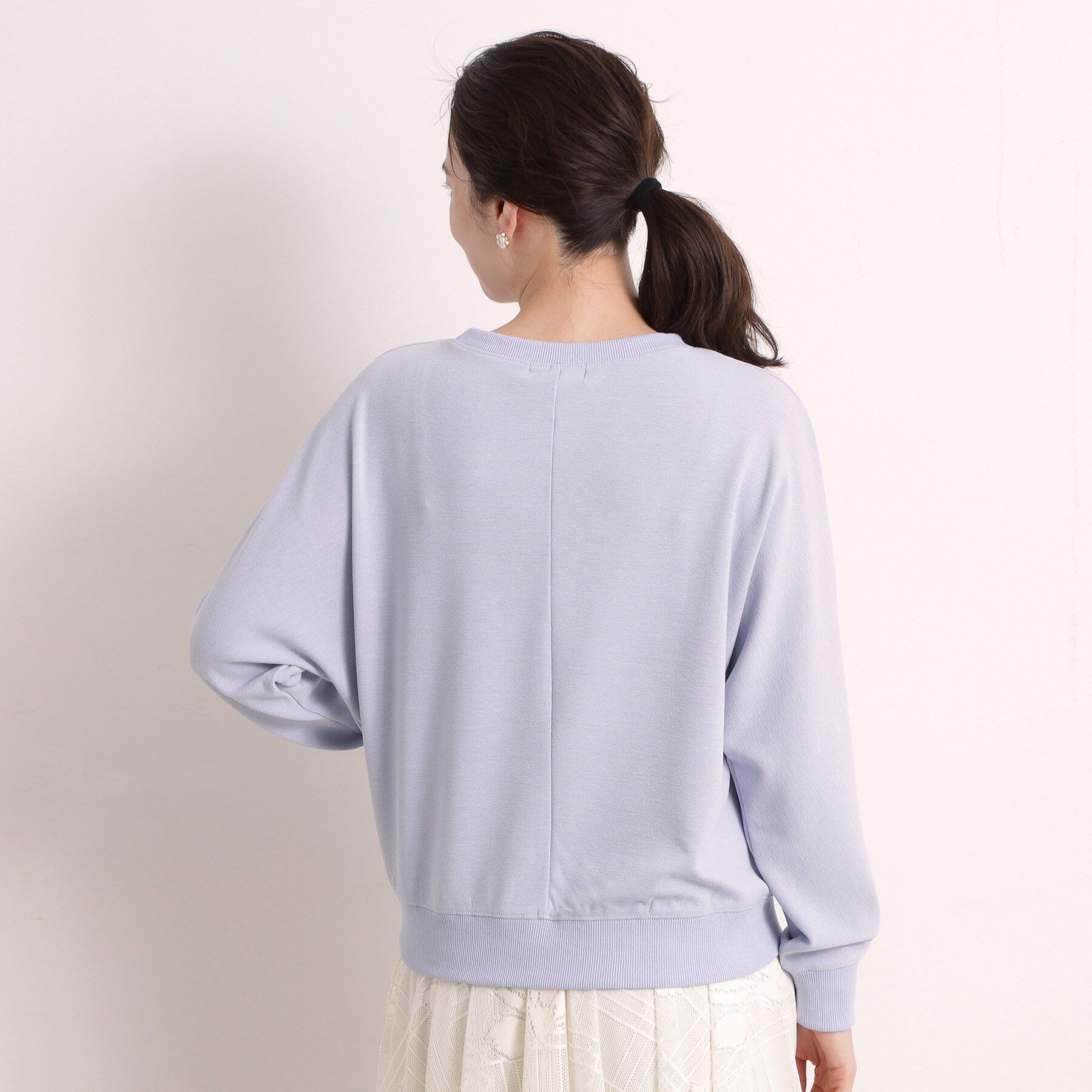 ITS&rsquo;DEMO「【手洗い可】ラメポンチドルマンプルオーバー」|Tシャツ・カットソー|