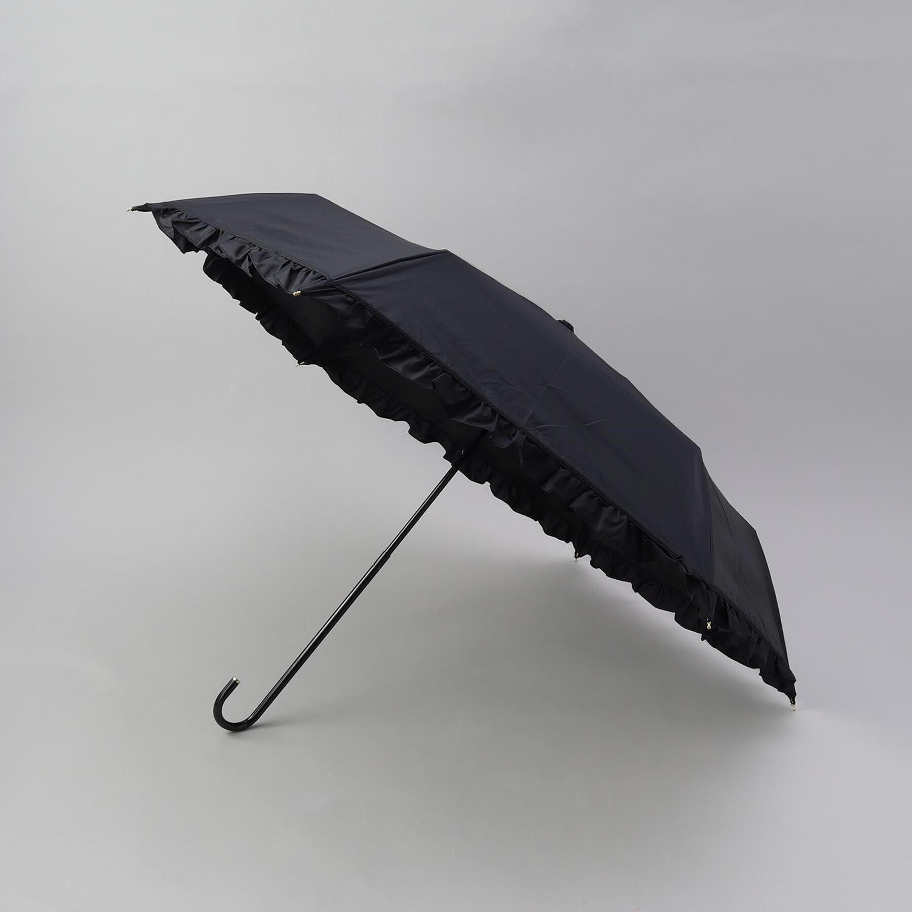 212 KITCHEN STORE「Wpc. 遮光クラシックフリル mini BK 日傘/長傘」|傘|その他