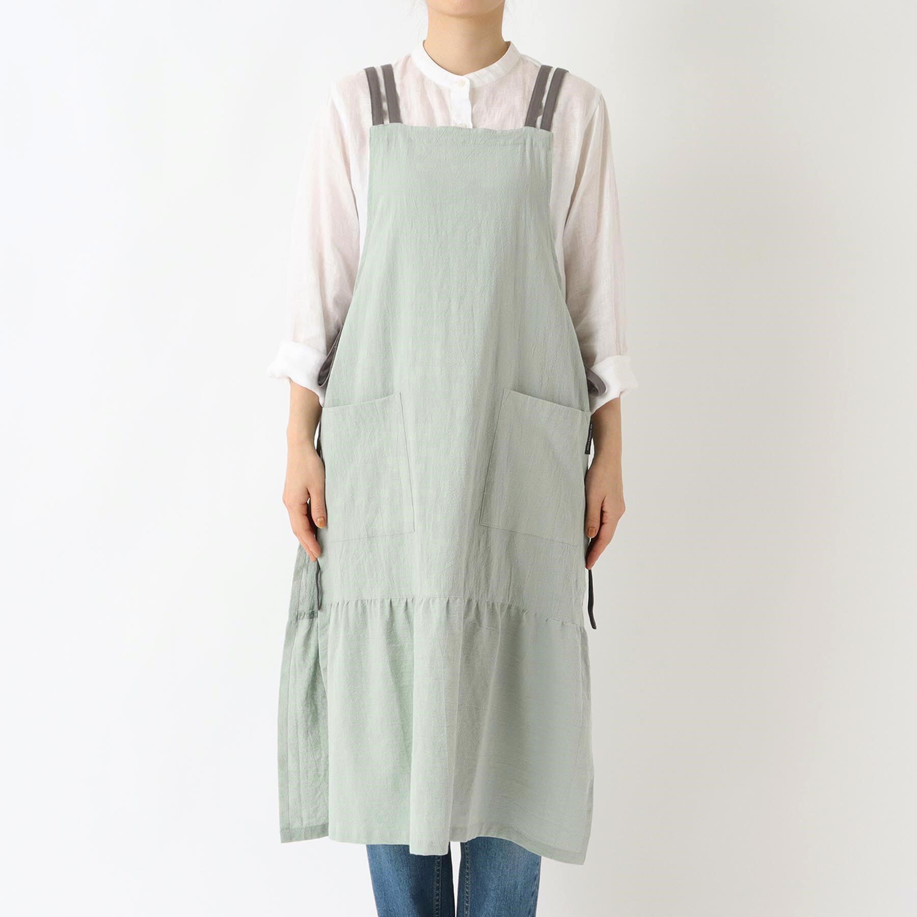 212 KITCHEN STORE「3Wayギャザーエプロン GR ＜212Kオリジナル ＞」|食器・キッチングッズ|