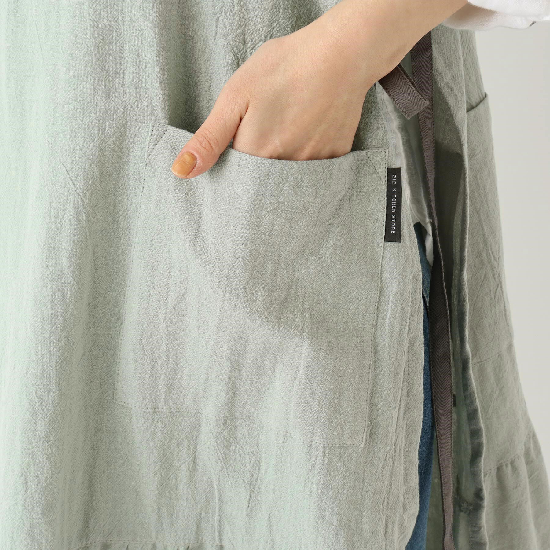 212 KITCHEN STORE「3Wayギャザーエプロン GR ＜212Kオリジナル ＞」|食器・キッチングッズ|