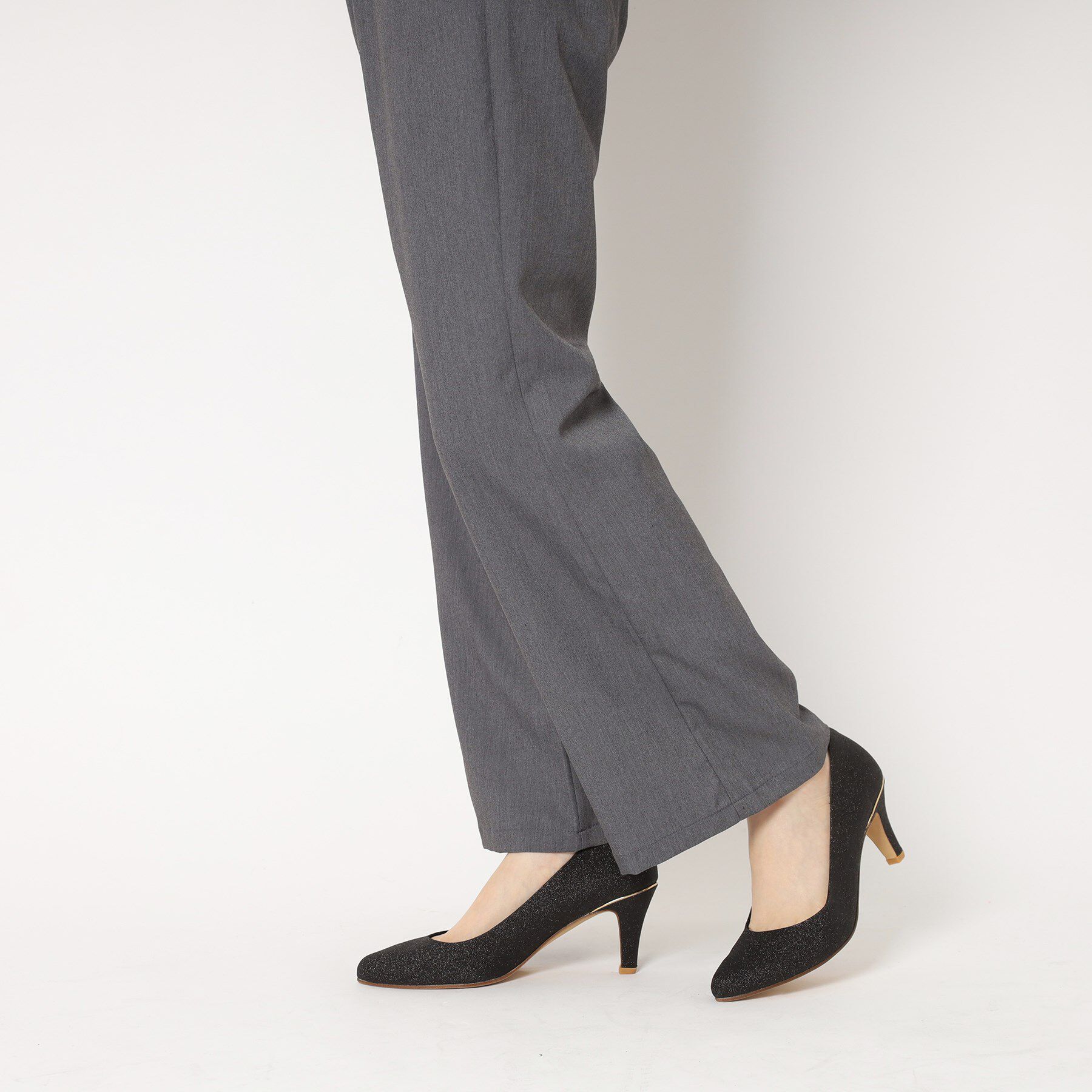 ESPERANZA「【12時間パンプス】約7.5㎝／アソート素材　歩きやすくて疲れにくい」|パンプス|