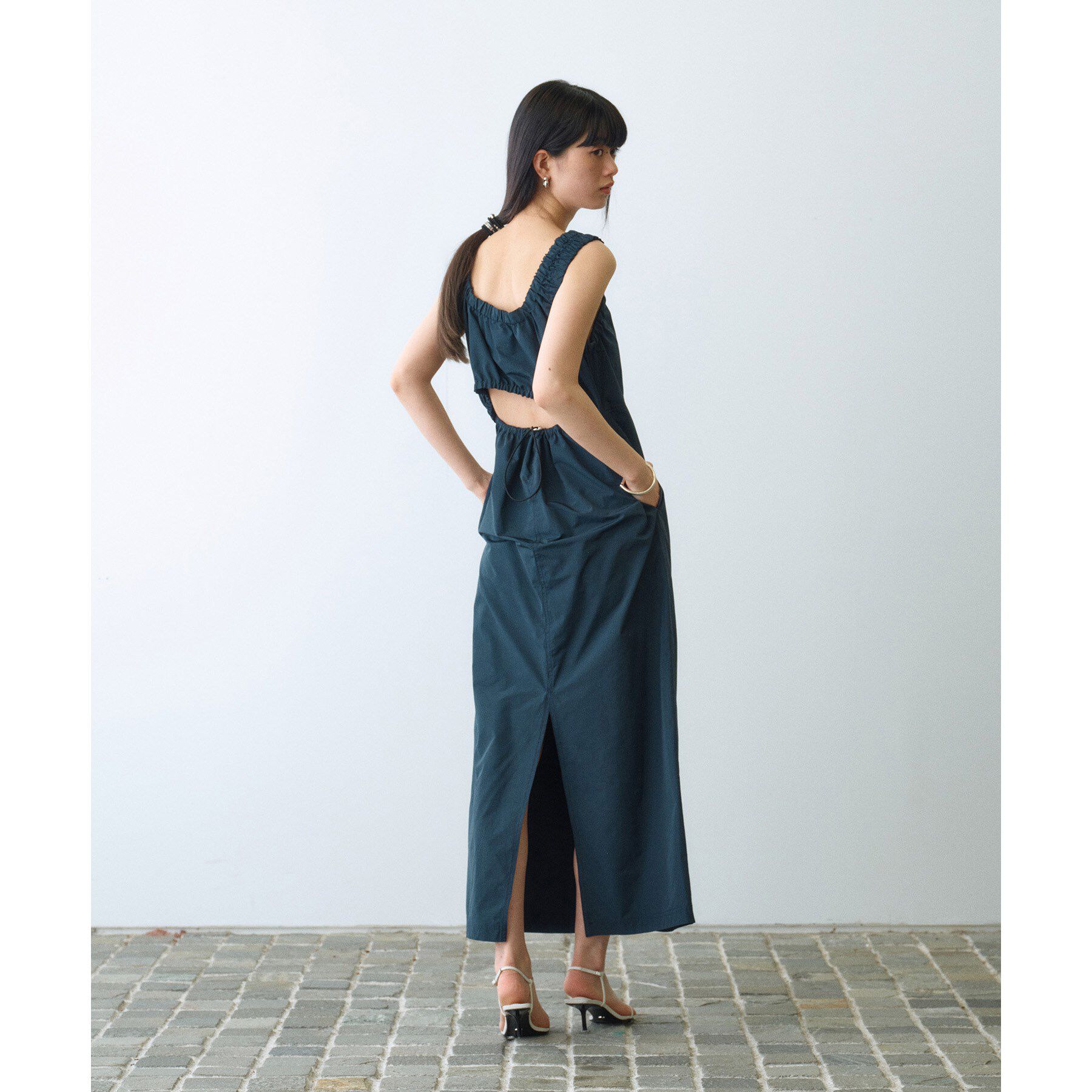 CODE A「sporty gathered dress」|ワンピース|