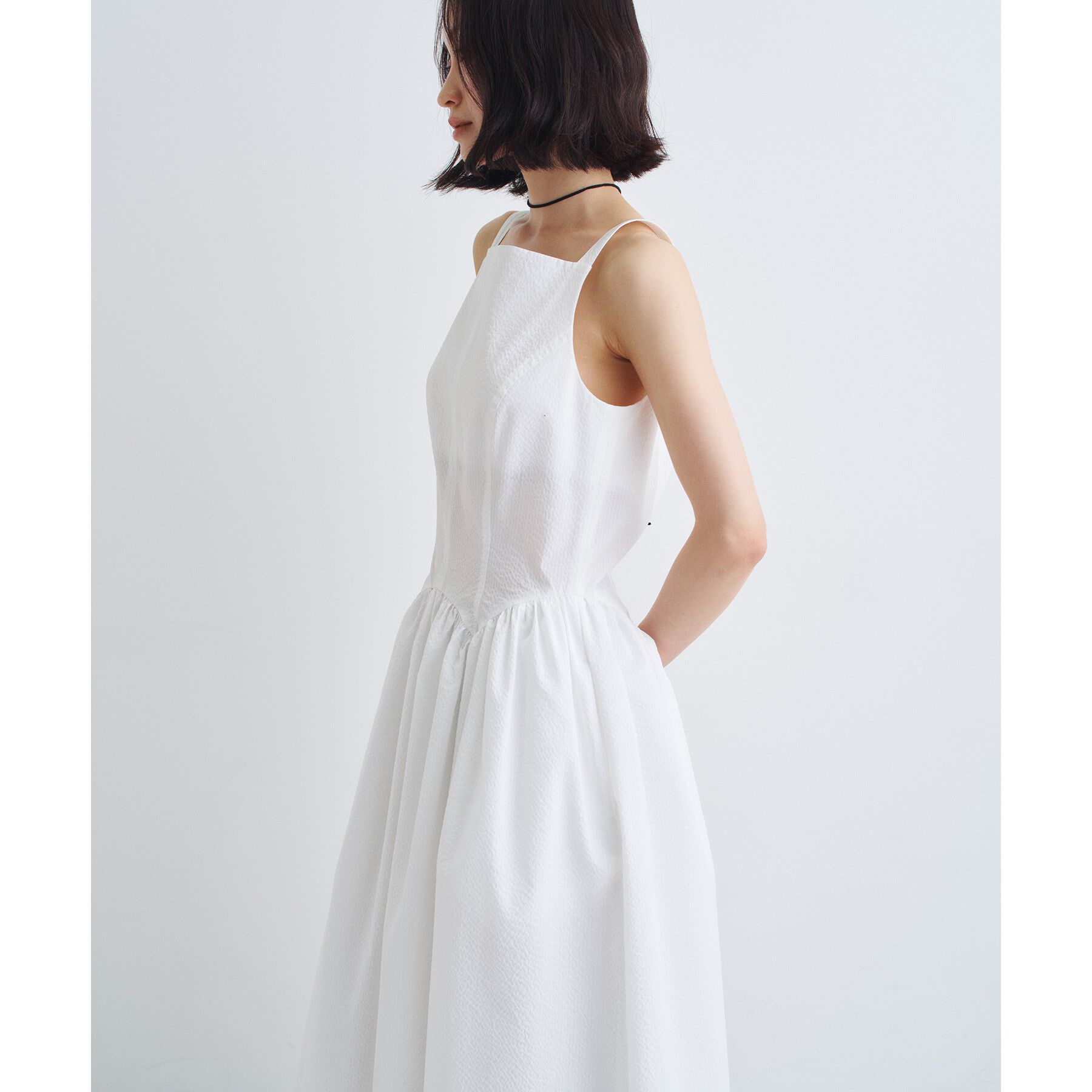 CODE A「gathers drama dress」|ワンピース|