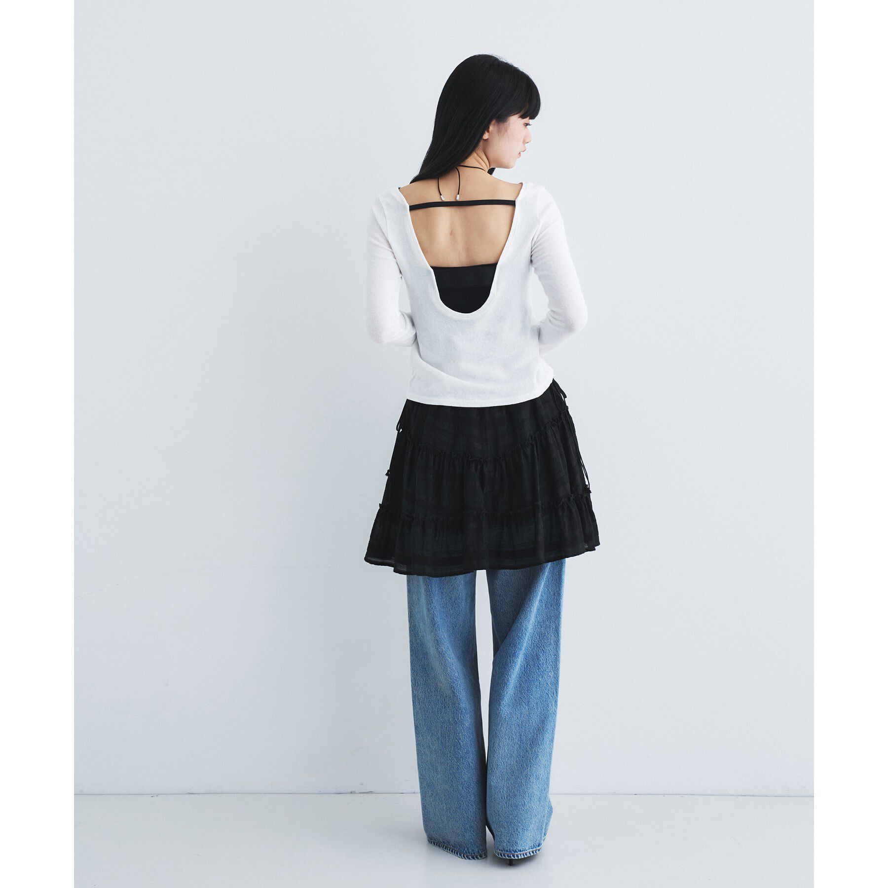 CODE A「backline elastic pullover」|Tシャツ・カットソー|