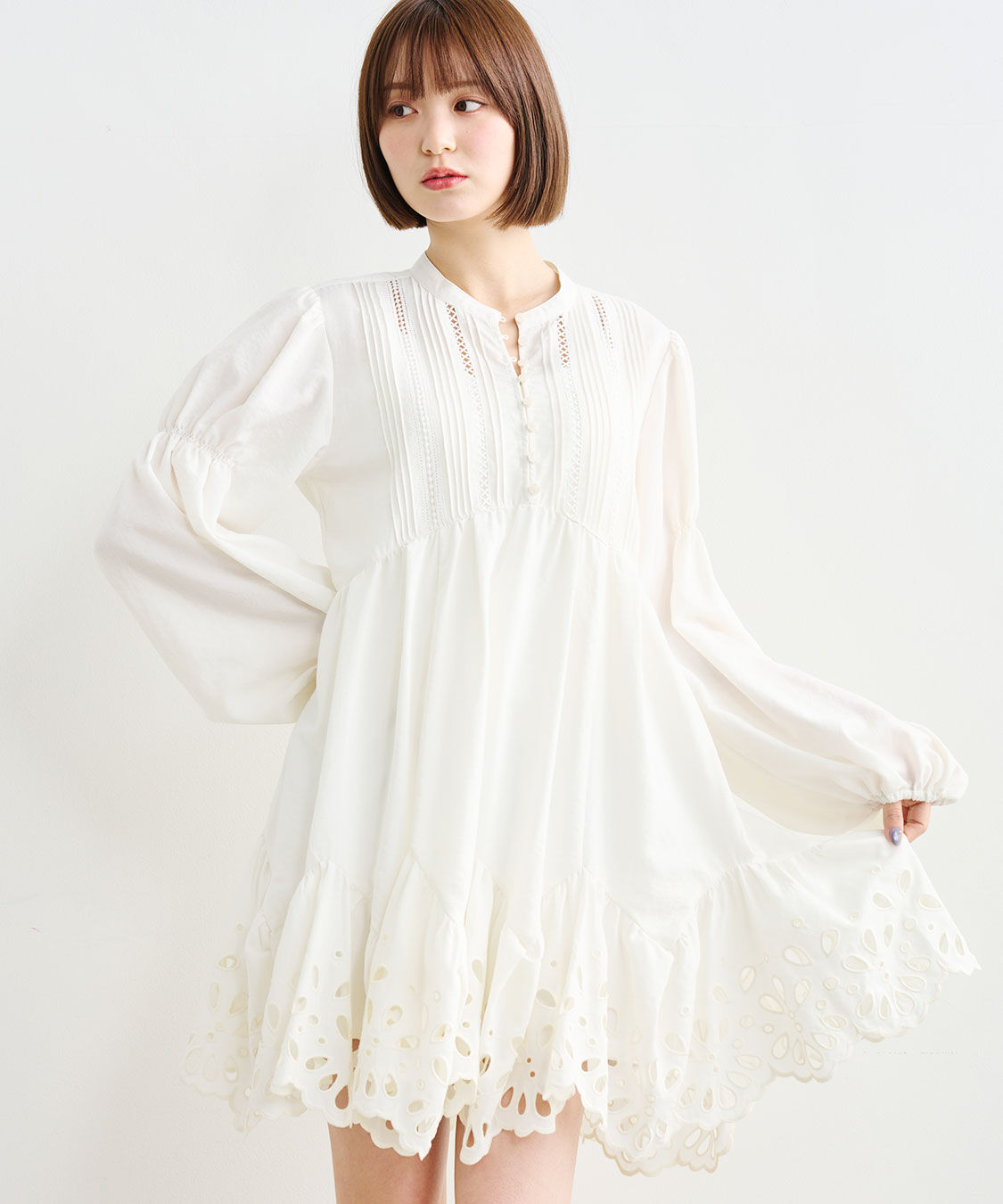 COCO DEAL「エンブロイダリーミニワンピース」|ワンピース|