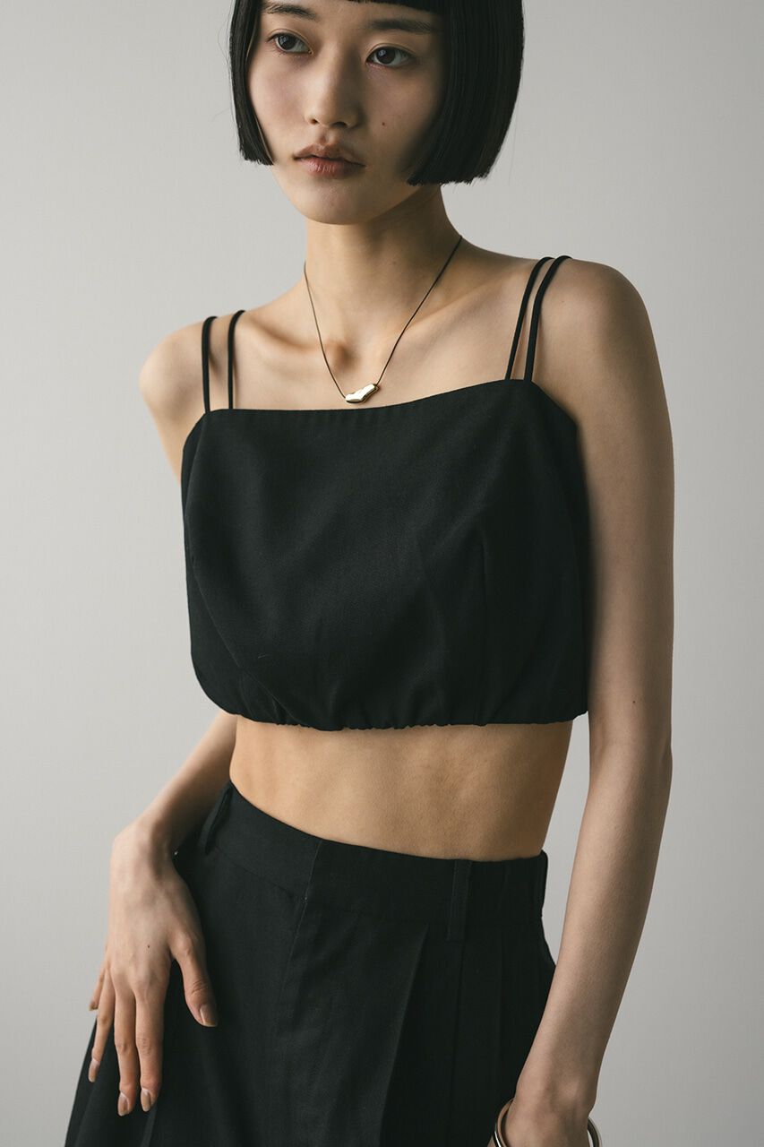 STYLEMIXER「リネンミックスビスチェ」|キャミソール|BLK