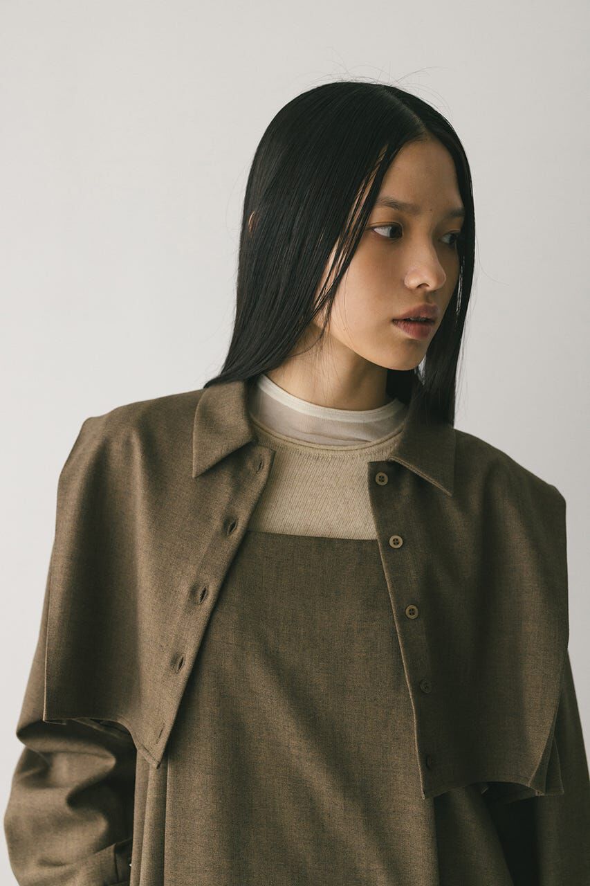 STYLEMIXER「2ピースシャツレイヤードワンピース」|ワンピース|